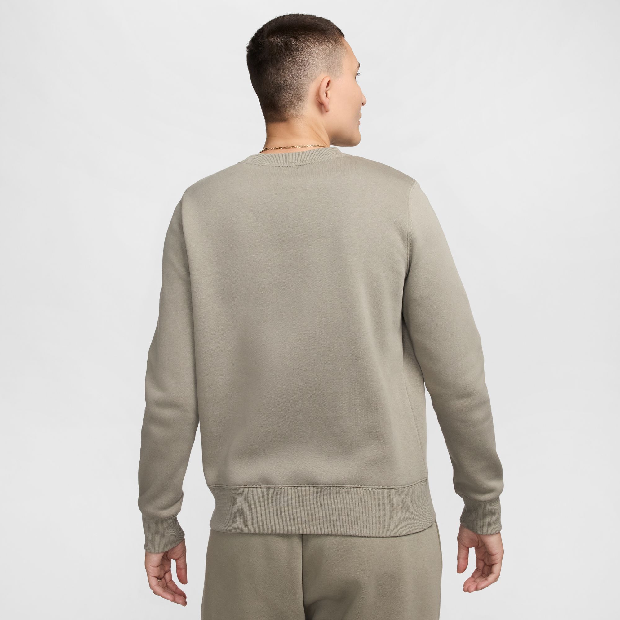 NIKE W NSW PHNX FLC STD CREW LIGHT ARMY/SAIL – Bild 2