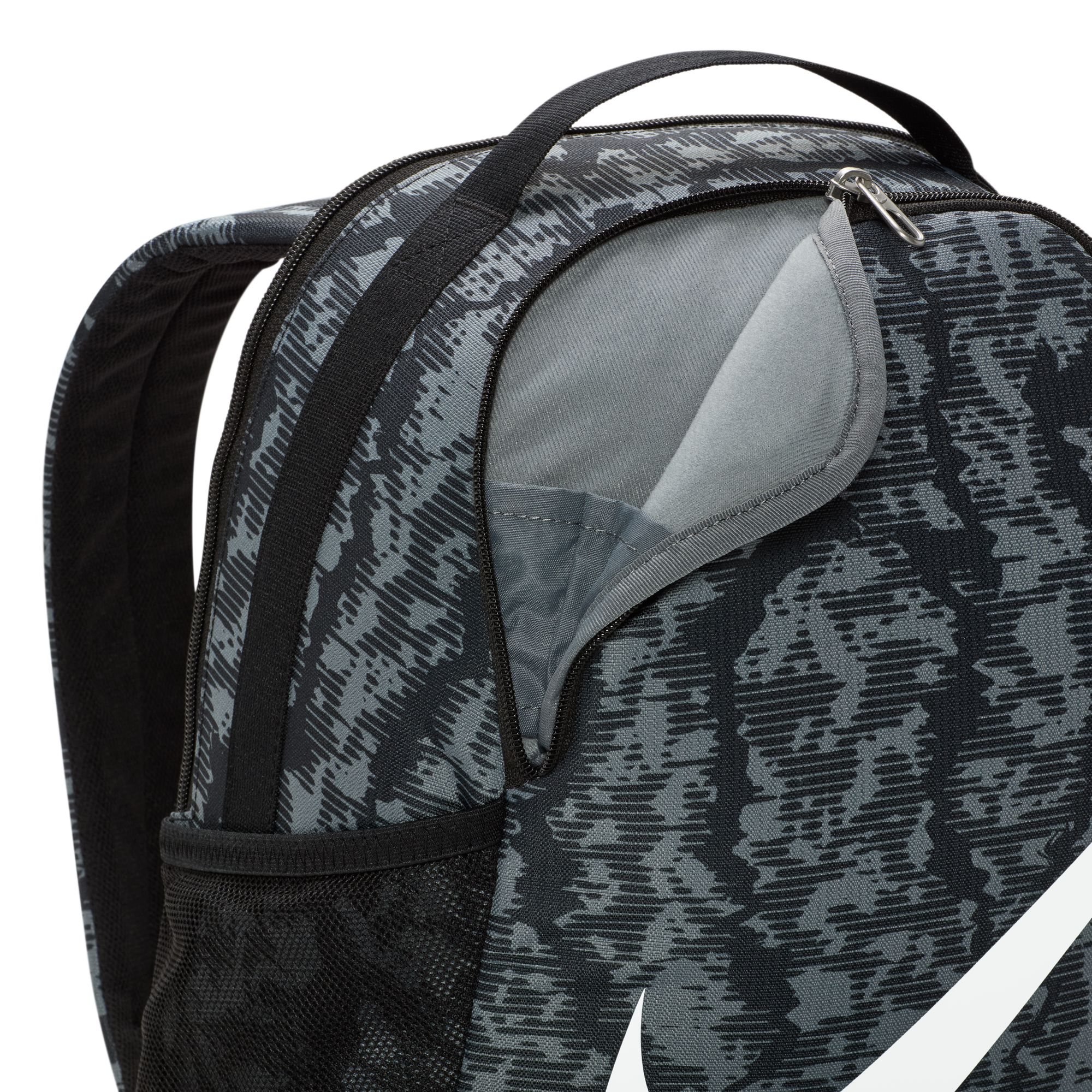 NIKE Y NK BRSLA BKPK - CAT AOP FA24 BLACK/BLACK/WHITE – Bild 5