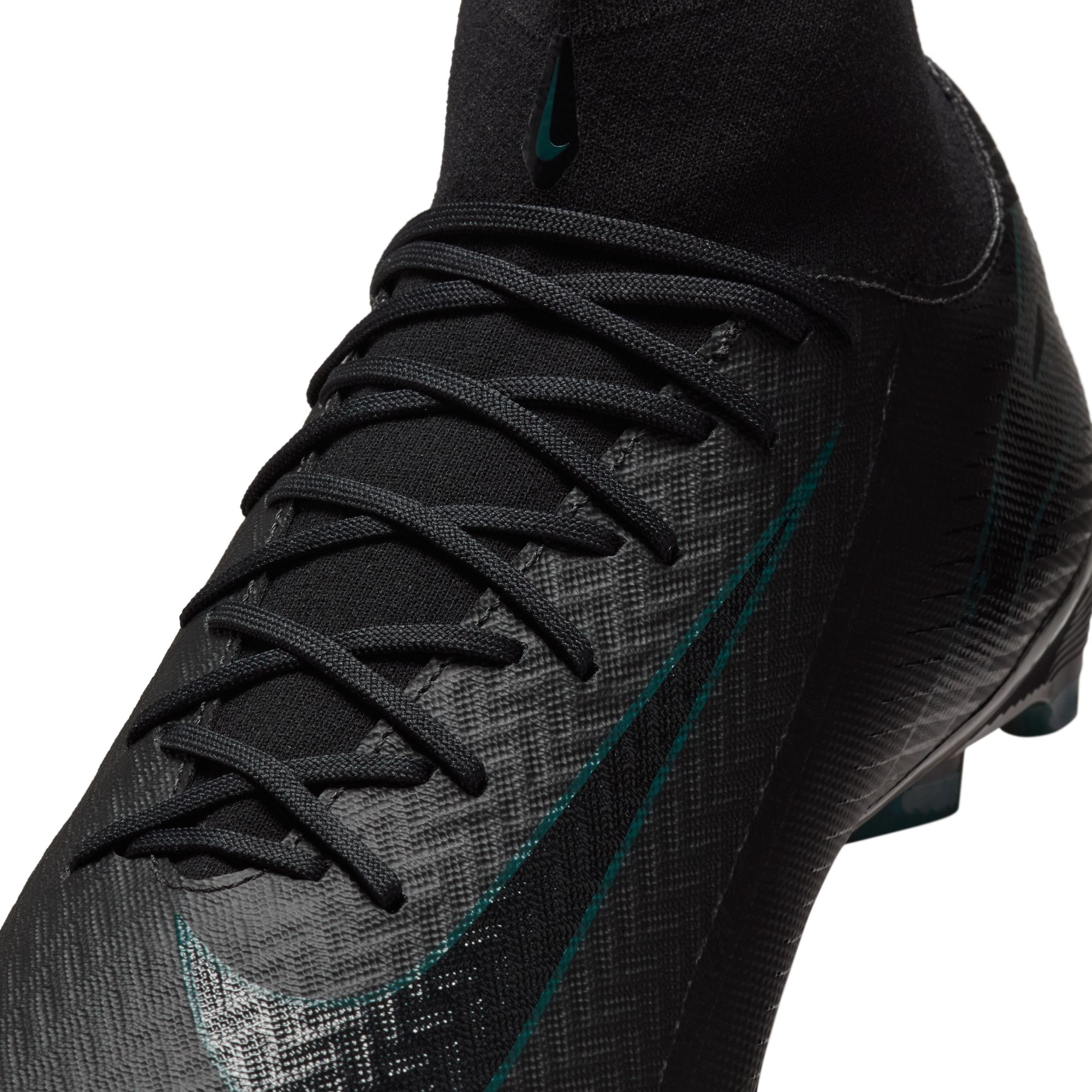 NIKE ZM SUPERFLY 10 ACAD FG/MG BLACK/BLACK-DEEP JUNGLE – Bild 10