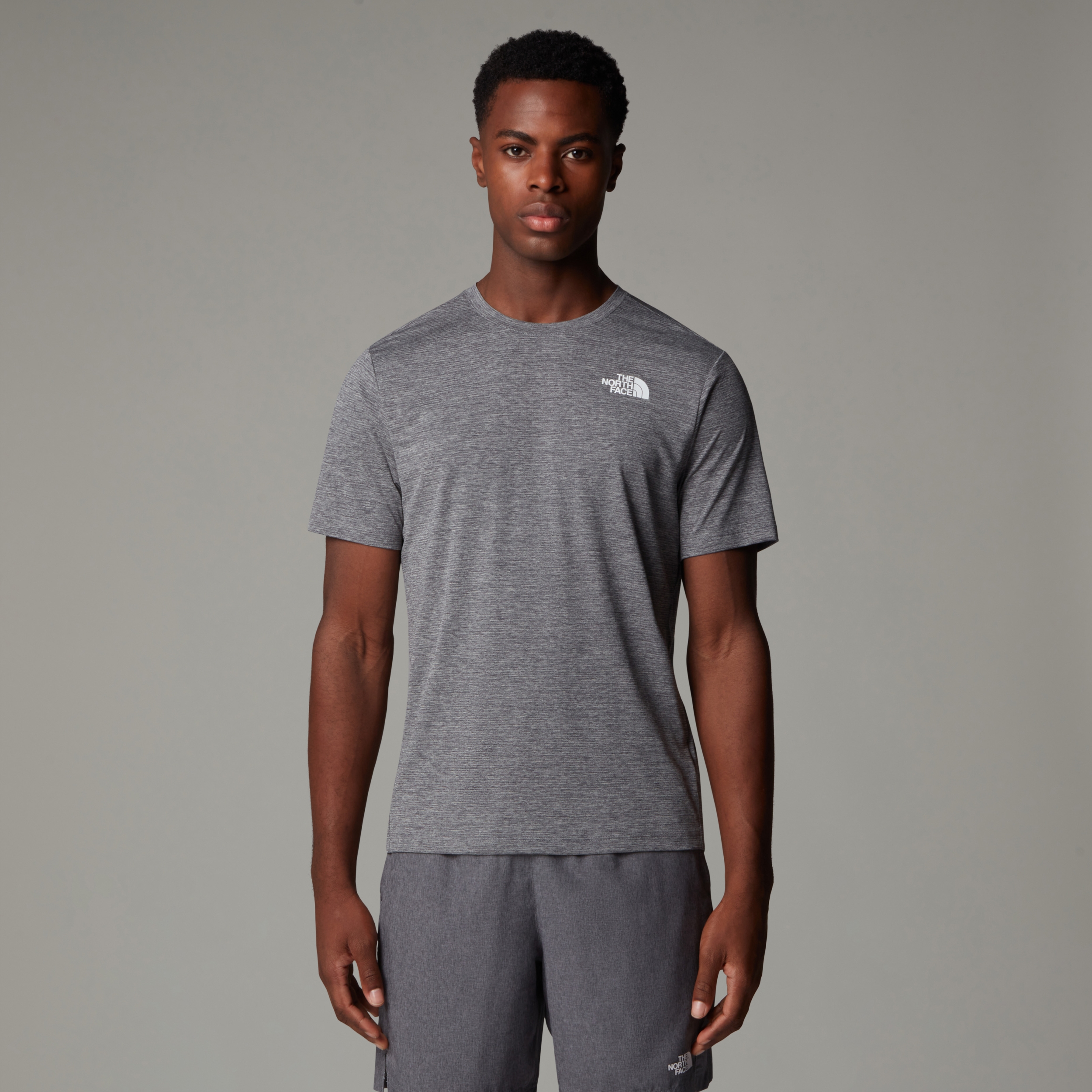 THE NORTH FACE M 24/7 S/S TEE REG TNF MEDIUM GREY HEATHER – Bild 3