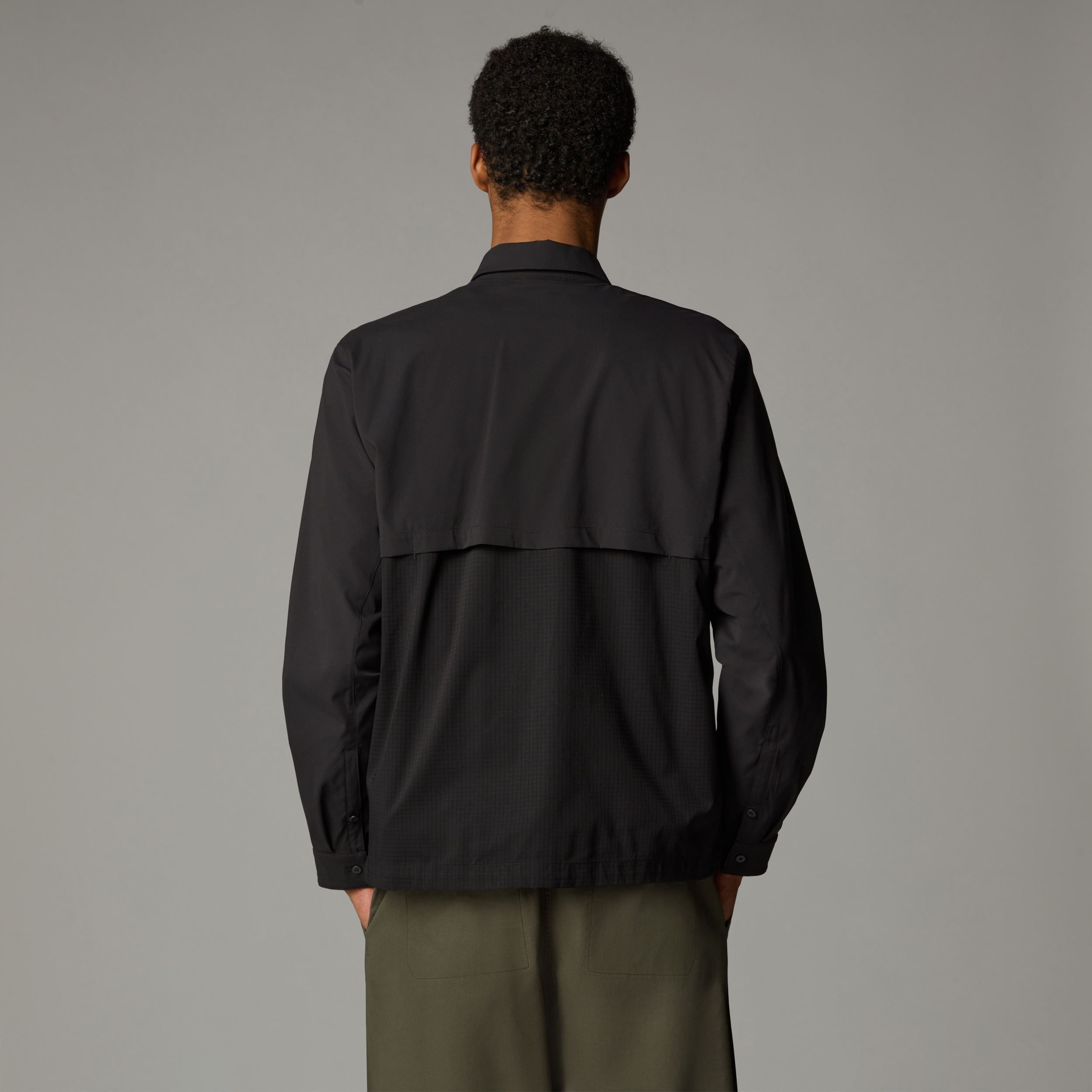 THE NORTH FACE M L/S LIGHTRANGE SHIRT TNF BLACK – Bild 4