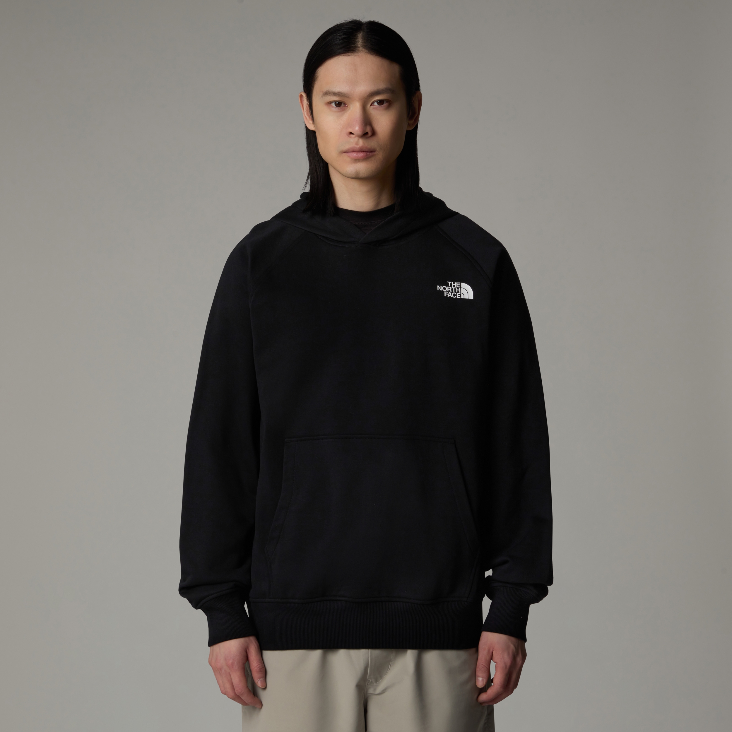 THE NORTH FACE M RAGLAN BOX NSE HOODIE TNF BLACK/TNF WHITE – Bild 2