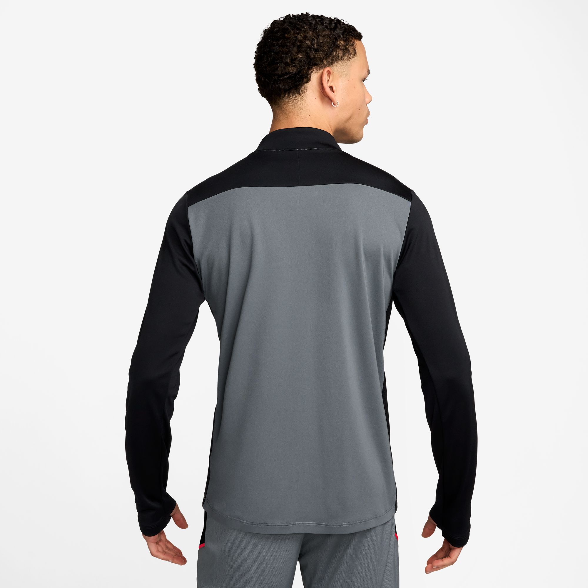 NIKE M NK DF ACD25 DRIL TOP BR COOL GREY/BLACK/BRIGHT CRIMSON – Bild 2