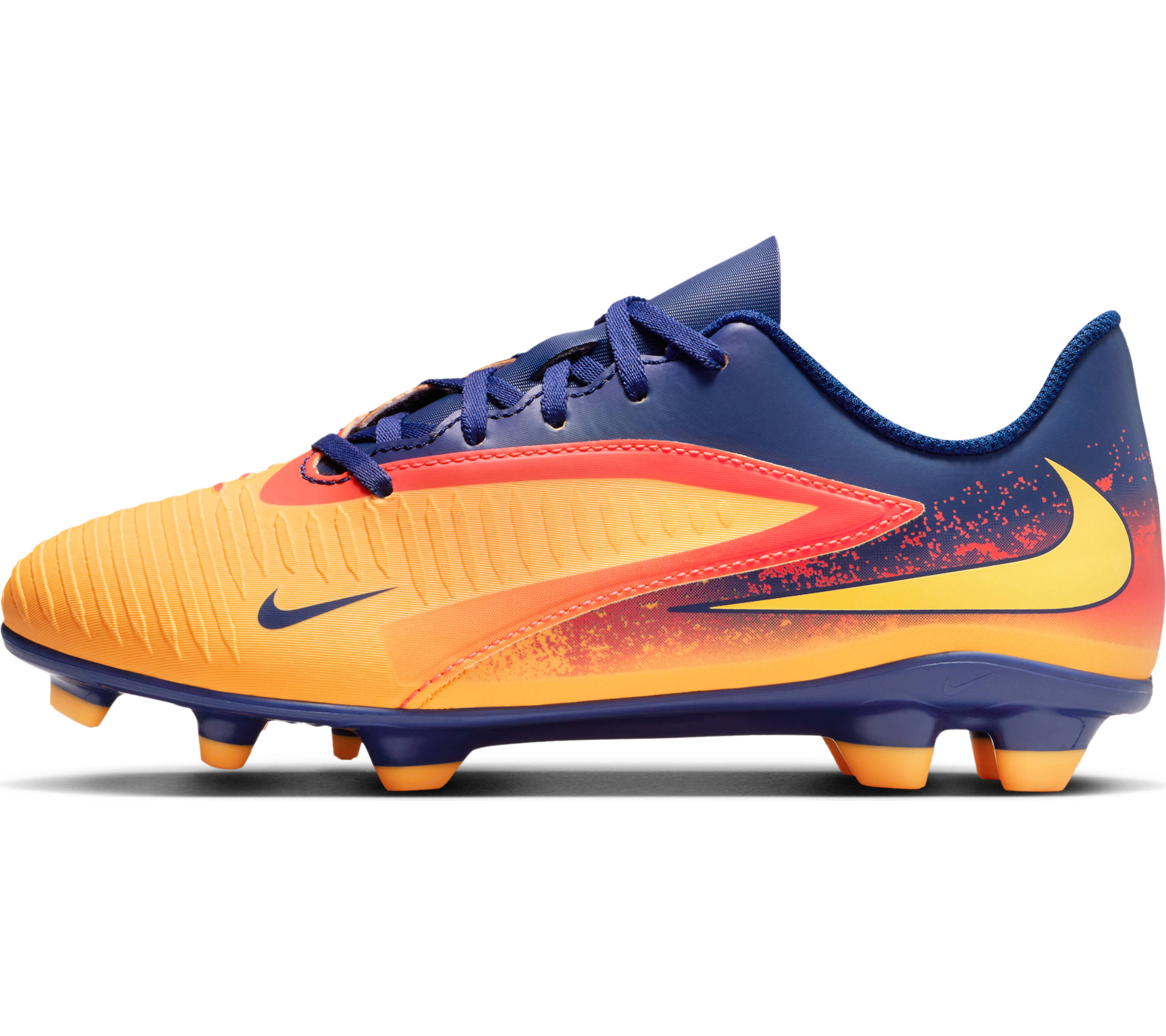 NIKE JR PHANTOM 6 LOW CLUB FG/MG EH LASER ORANGE/LEMON VENOM-BLUE – Bild 6