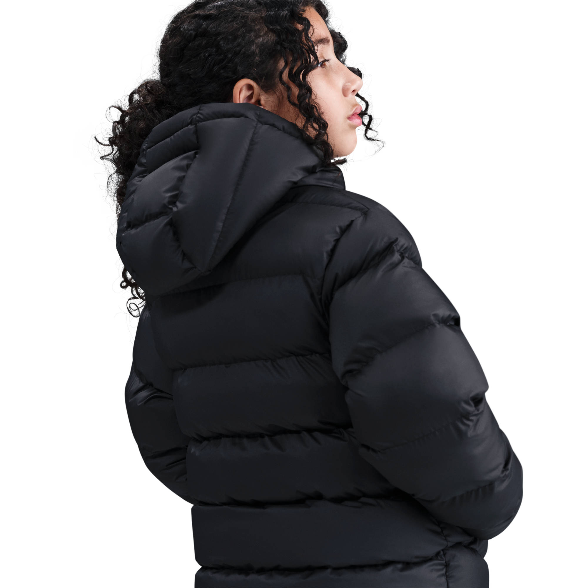 NIKE K NSW TF ADP PUFFER BLACK/WHITE – Bild 5