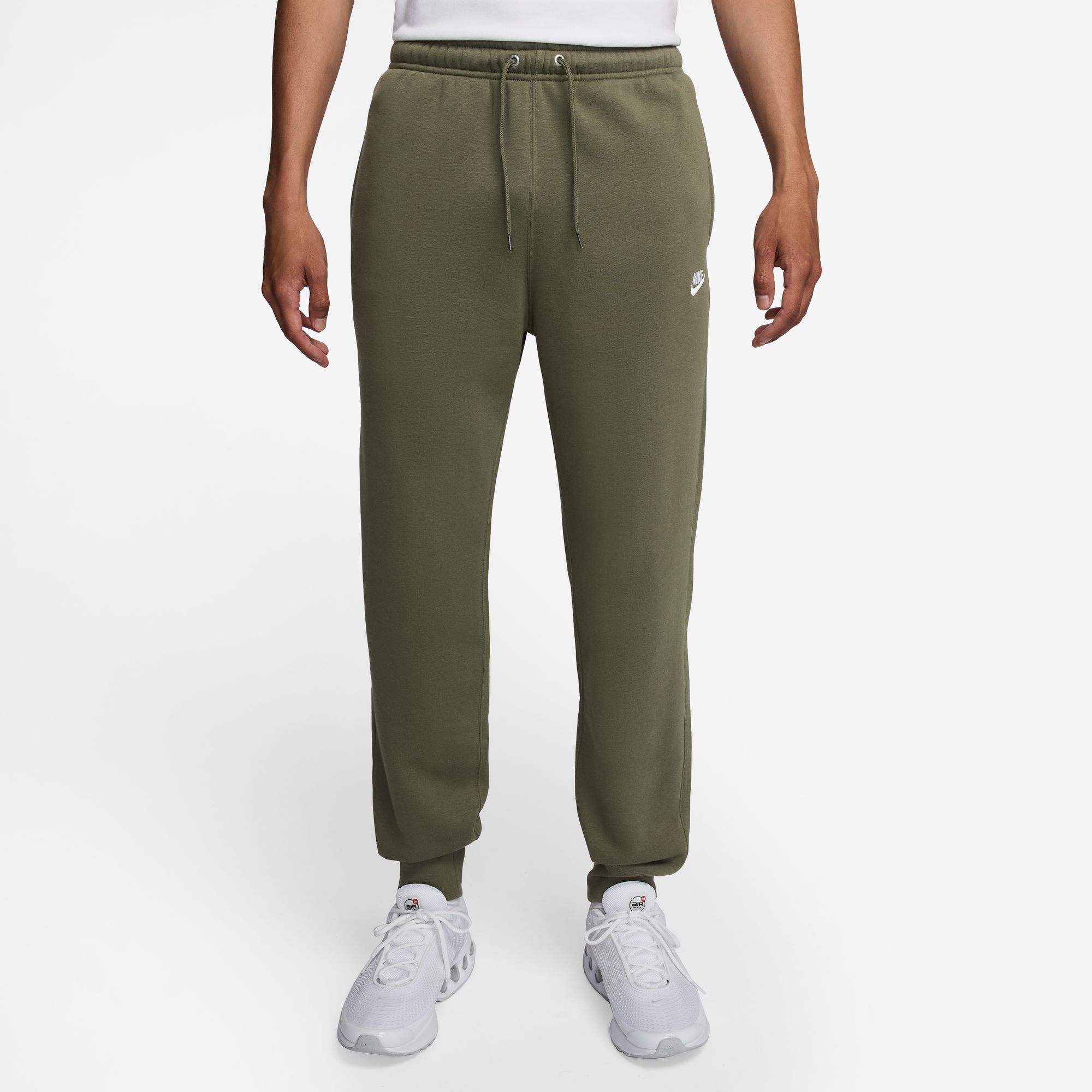 NIKE M NK CLUB BB JOGGER MEDIUM OLIVE/MEDIUM OLIVE/WHIT