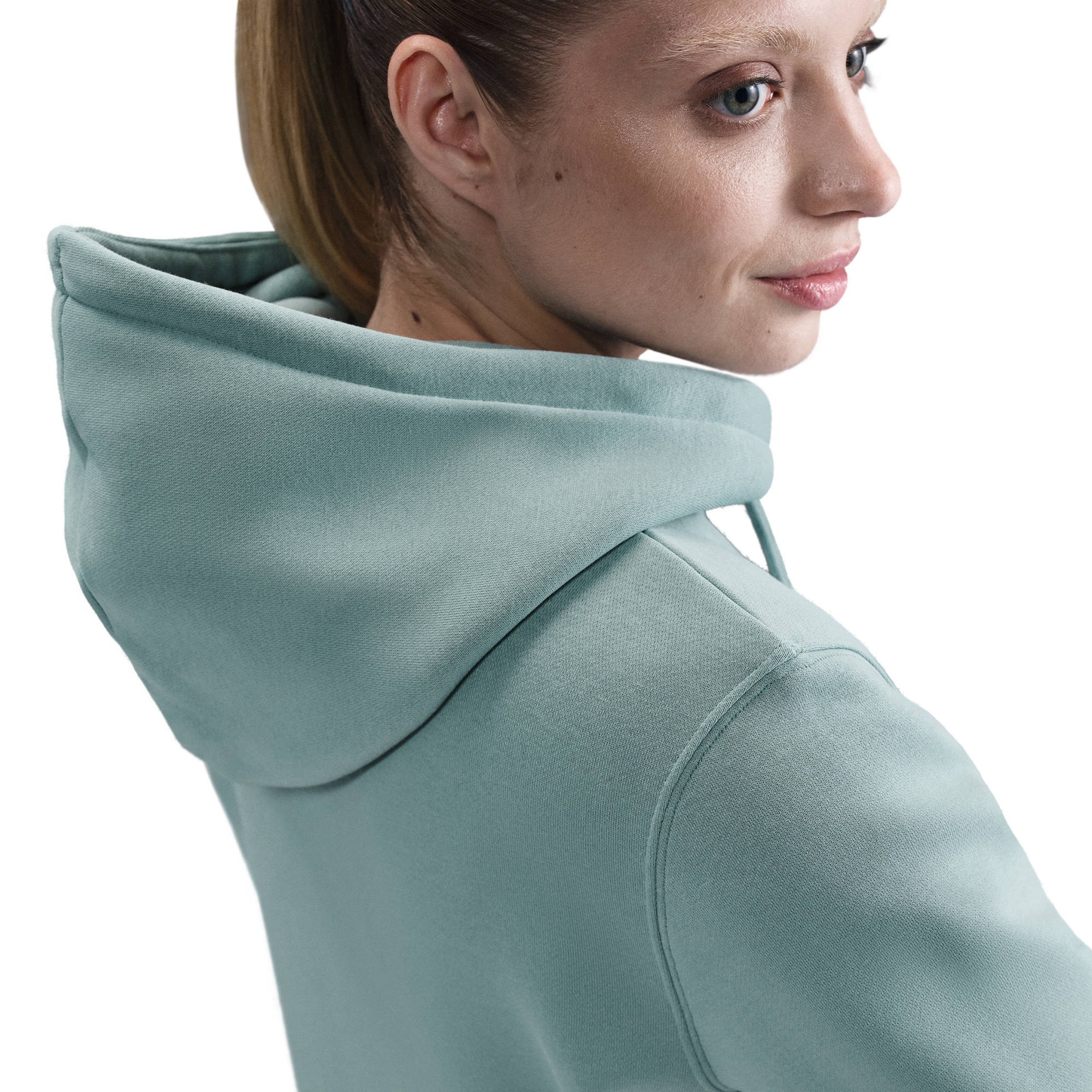 NIKE W NSW PHNX FLC STD PO HOODIE CANNON/SAIL – Bild 3
