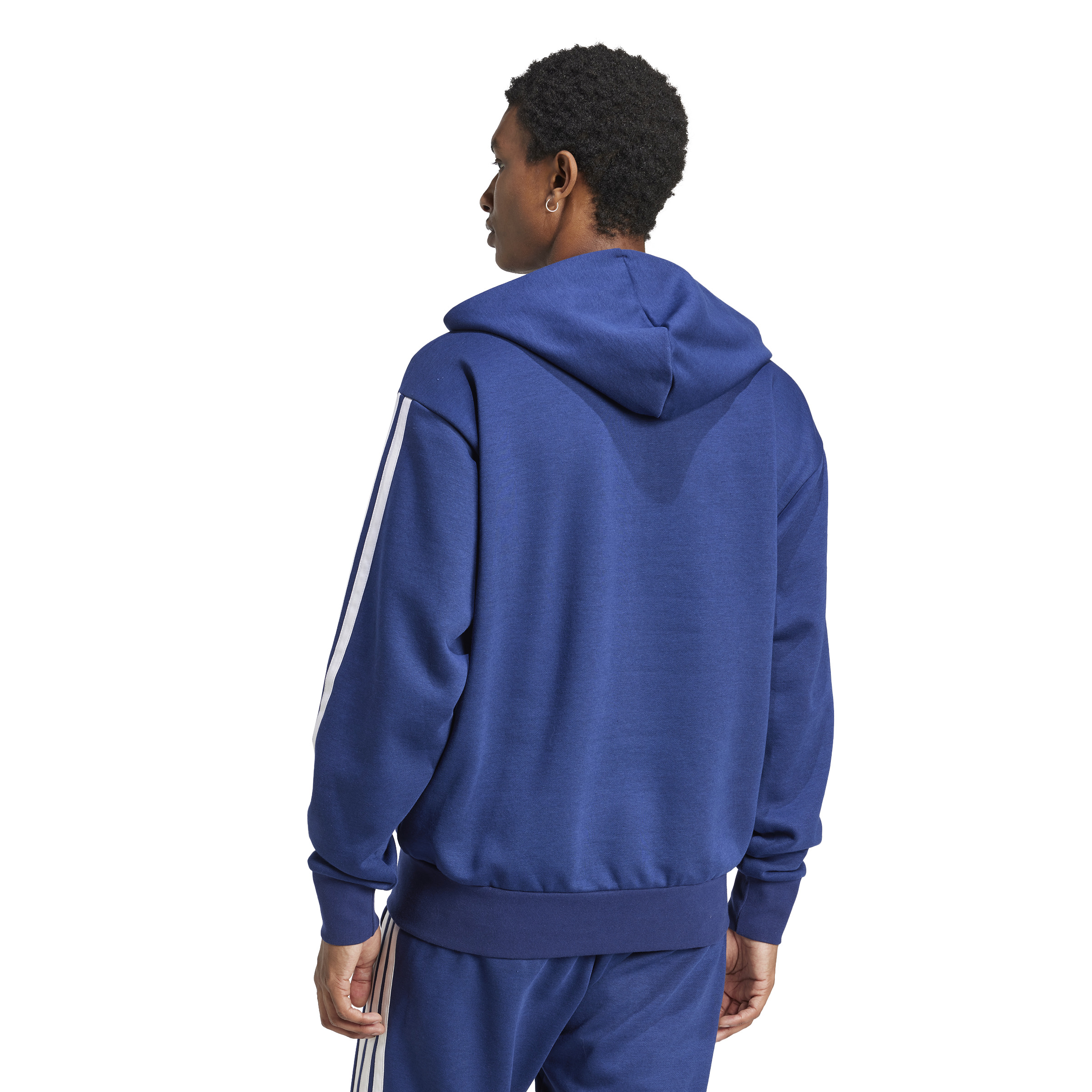 ADIDAS M 3S FL FZ HD DKBLUE/WHITE – Bild 3