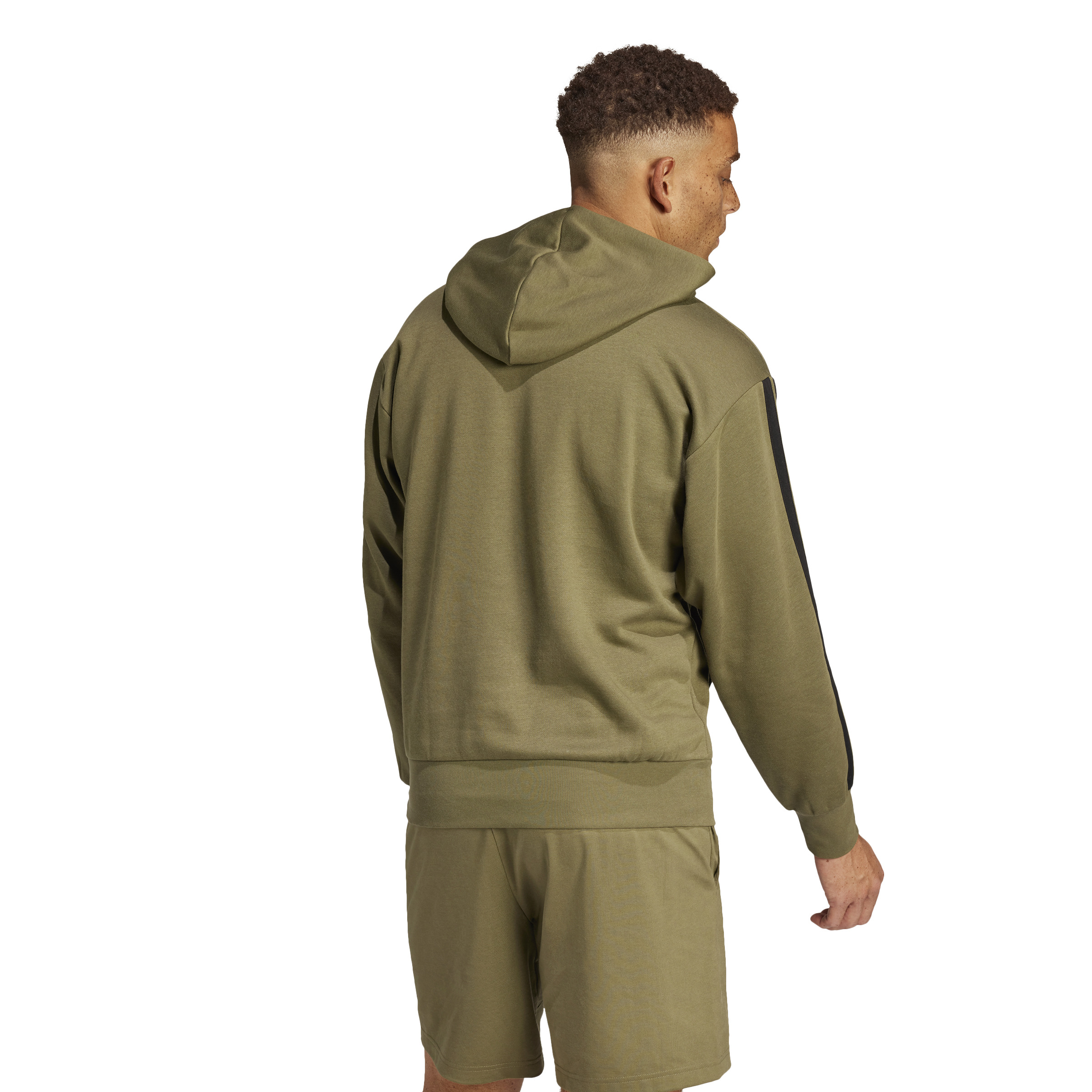 ADIDAS M 3S FL HD OLISTR/BLACK – Bild 3