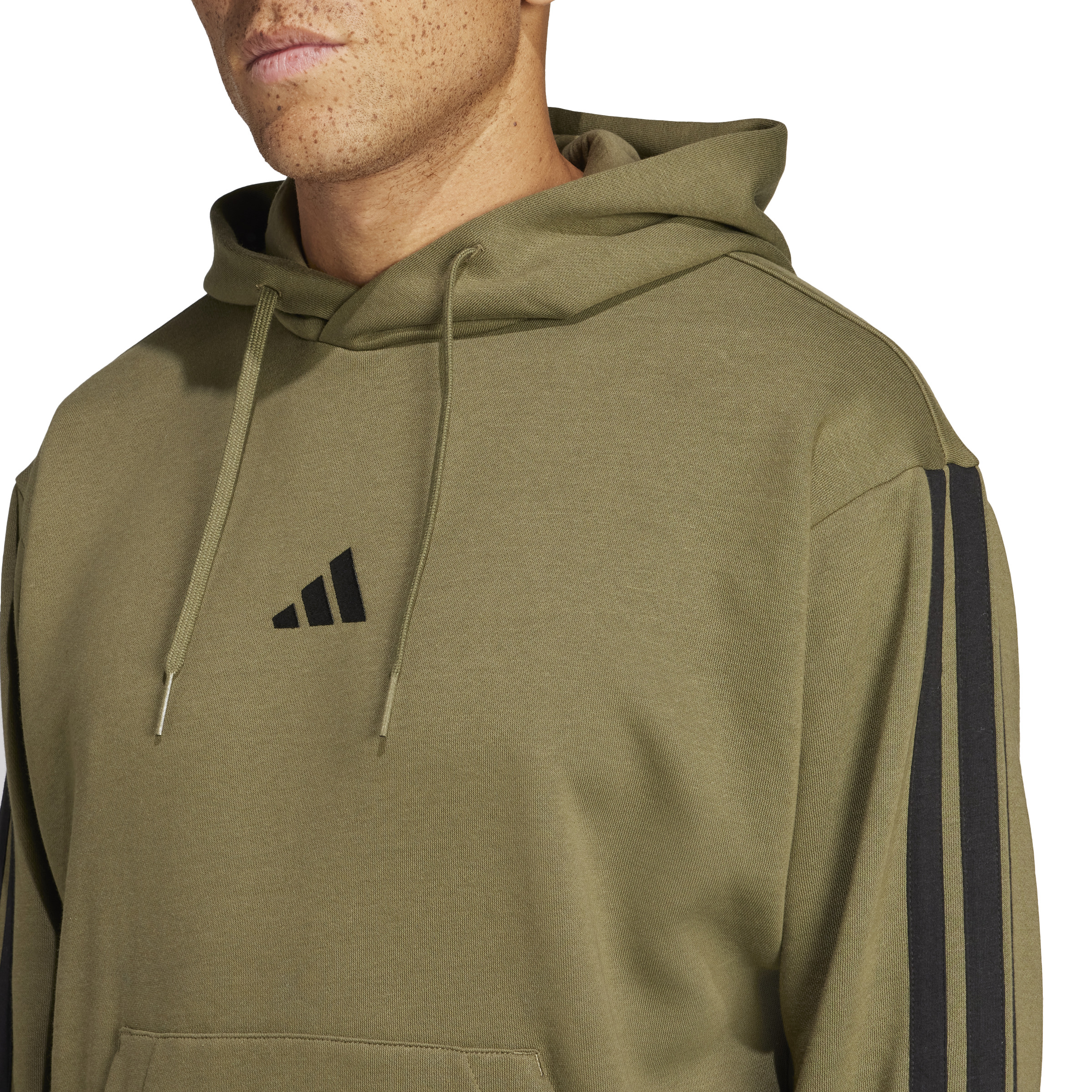 ADIDAS M 3S FL HD OLISTR/BLACK – Bild 5