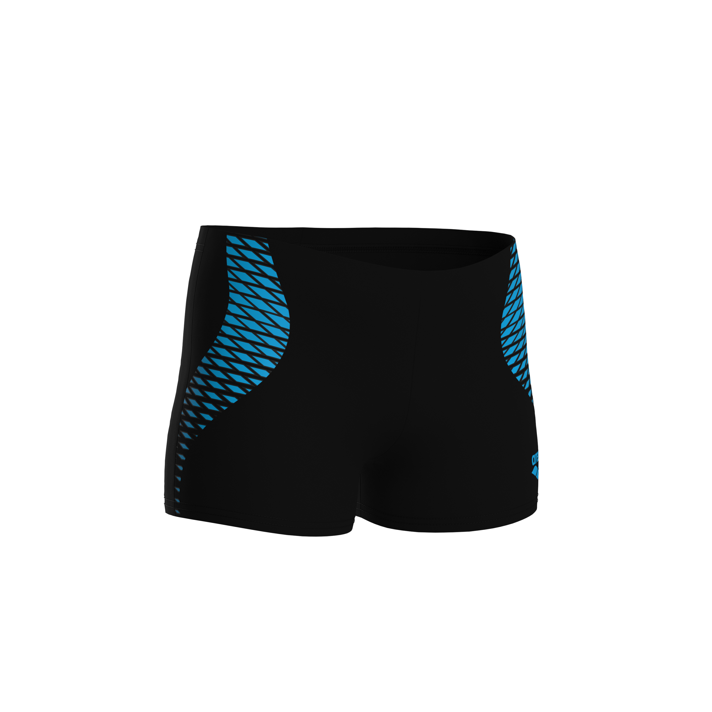ARENA BOY'S ARENA OPENINGS SWIM SHOR BLACK-TURQUOISE – Bild 8