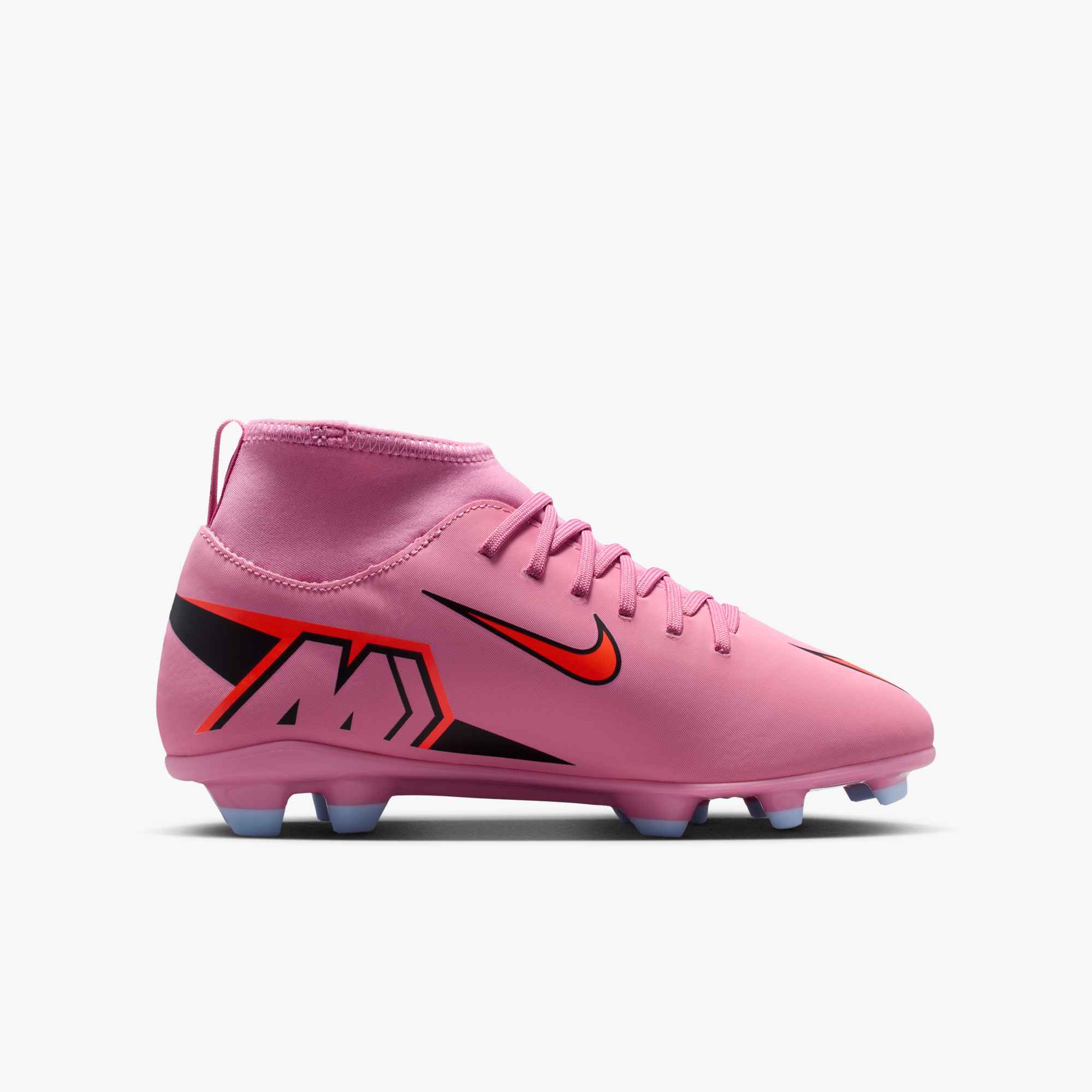 NIKE JR SUPERFLY 10 CLUB FG/MG MAGIC FLAMINGO/BLACK-TOTAL CRI – Bild 7