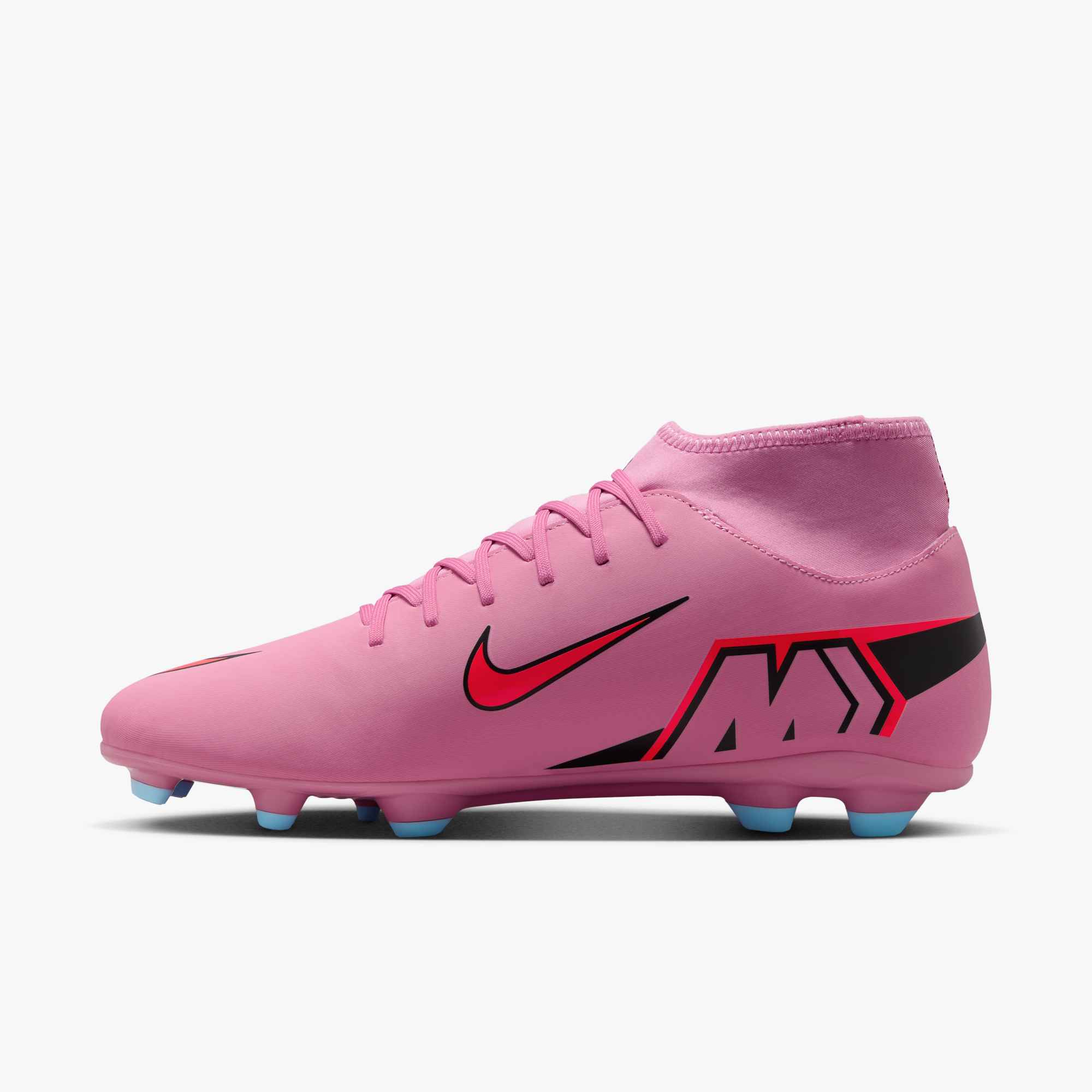NIKE SUPERFLY 10 CLUB FG/MG MAGIC FLAMINGO/BLACK-TOTAL CRI – Bild 4