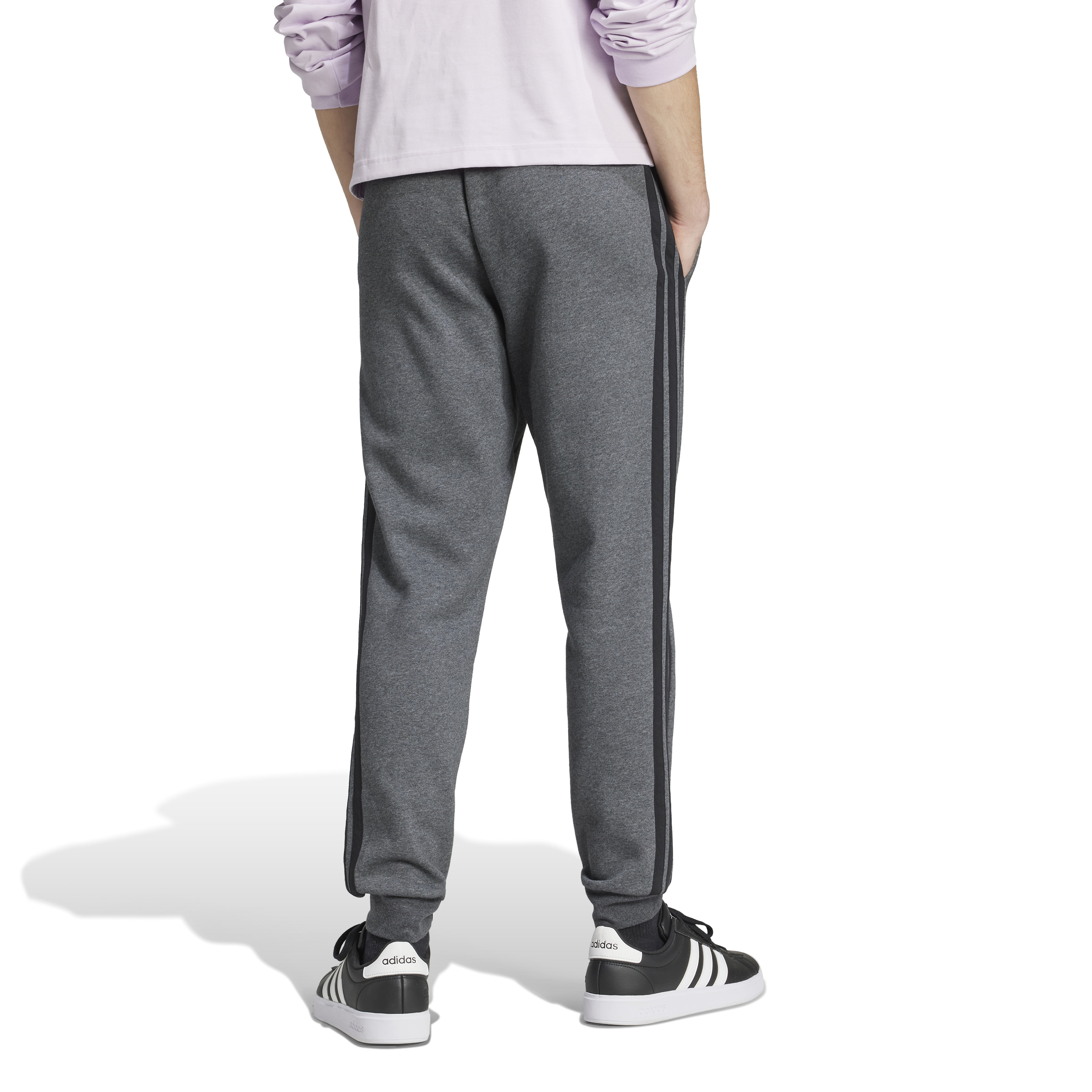 ADIDAS M 3S FL TC PT DGREYH/BLACK – Bild 3