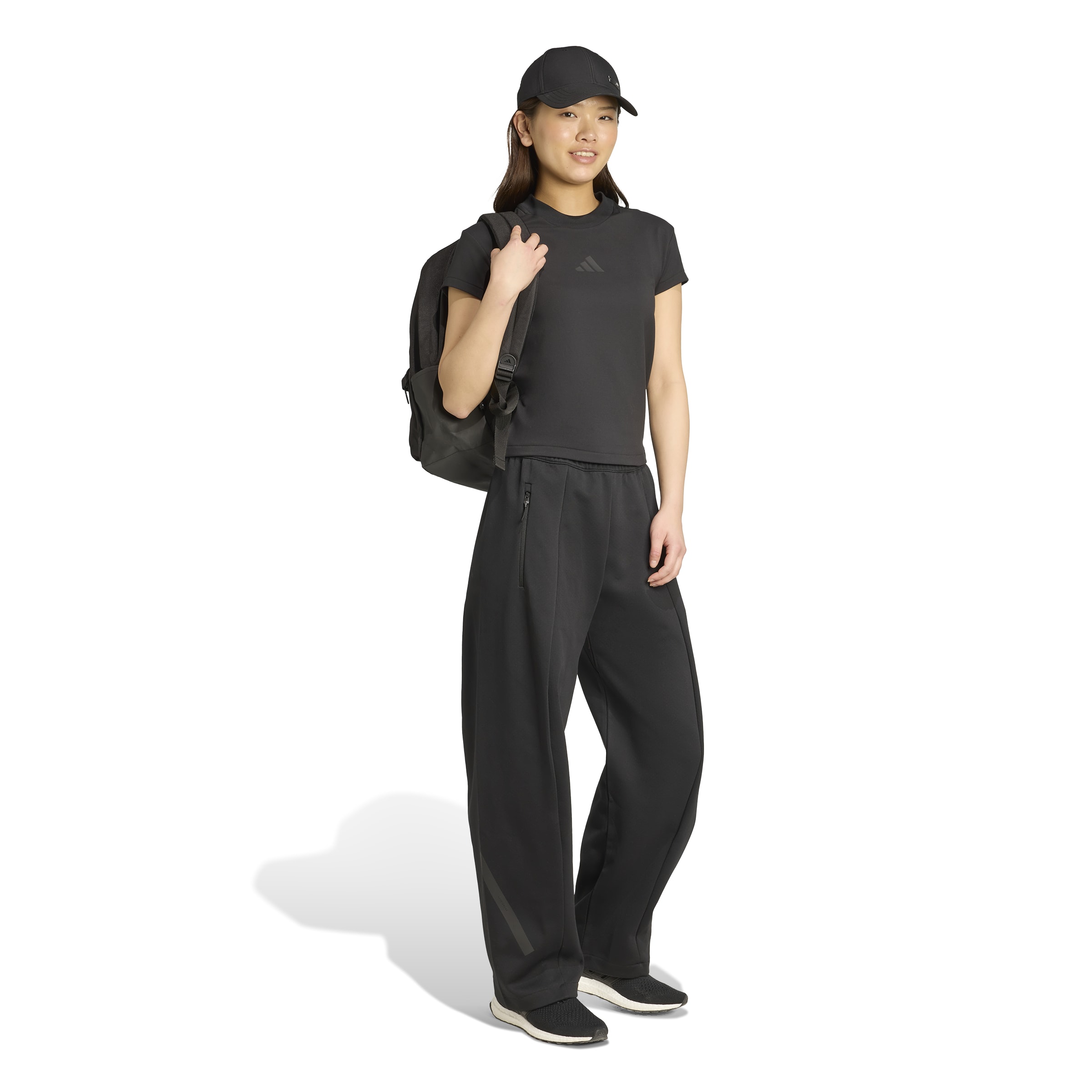 ADIDAS W Z.N.E. BB TEE BLACK – Bild 4