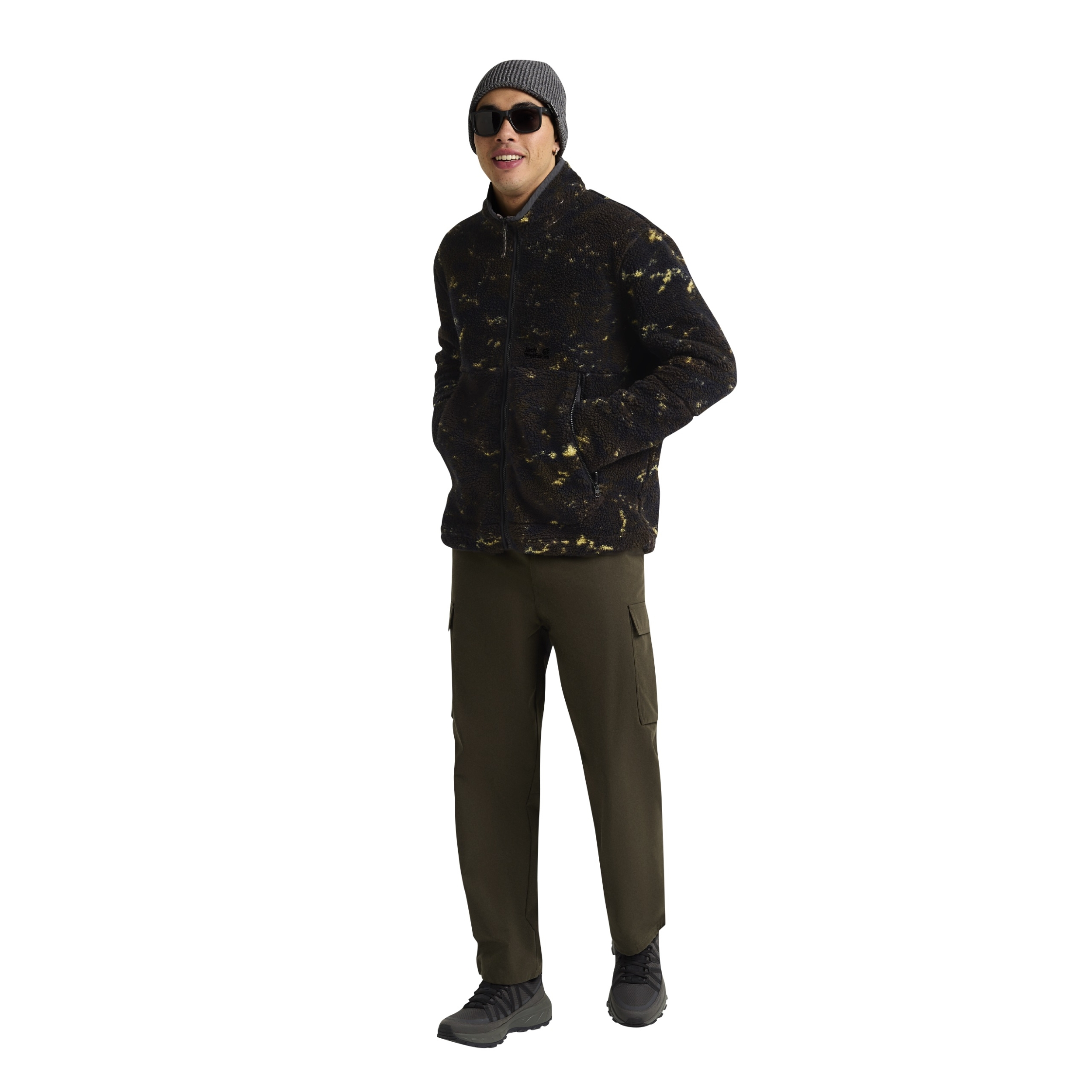 JACK WOLFSKIN STONE LITE AOP JKT M LICHEN PEAT – Bild 7