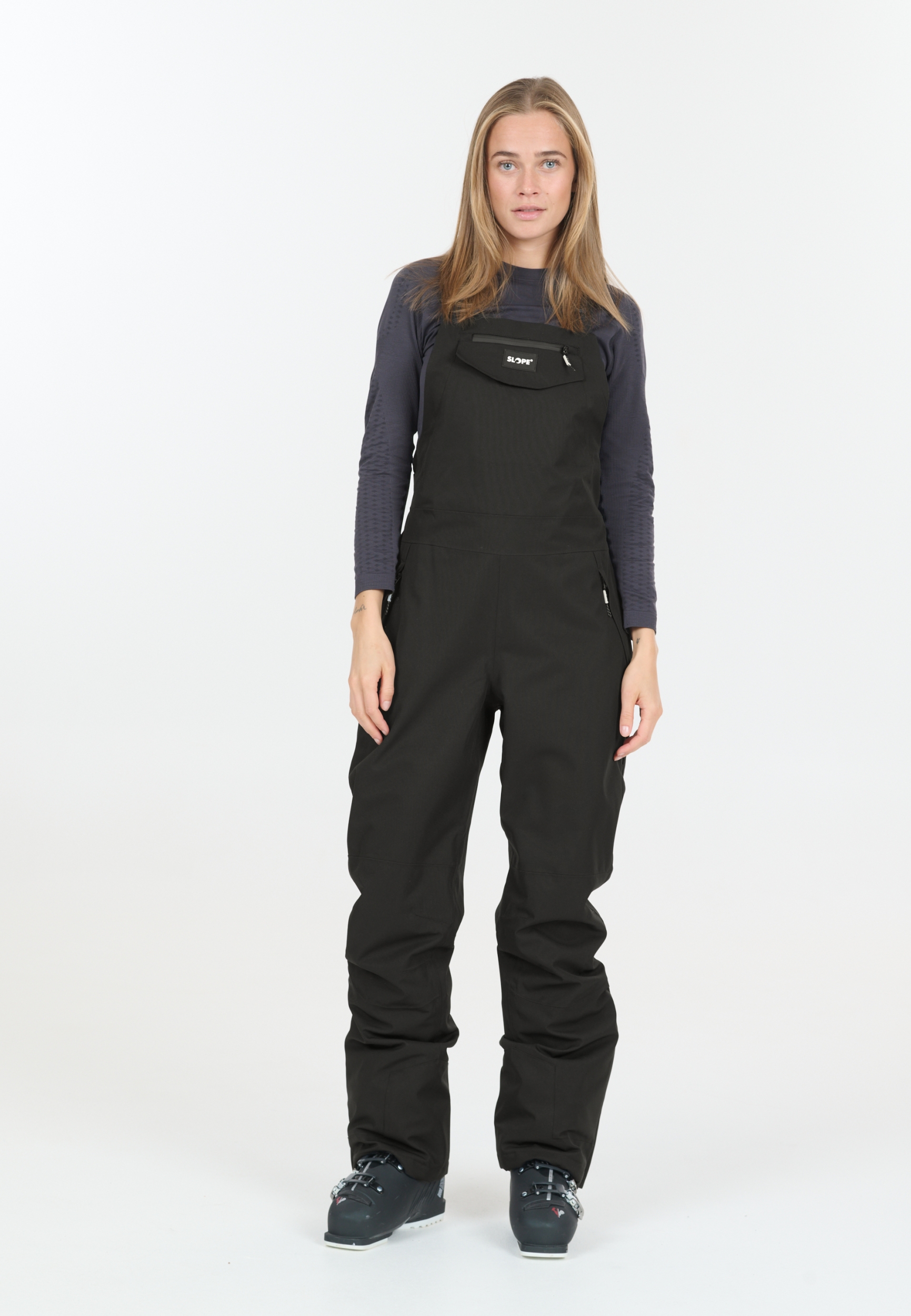 SLOPE Kenwood W Bib Pants W-PRO 15000 BLACK – Bild 5