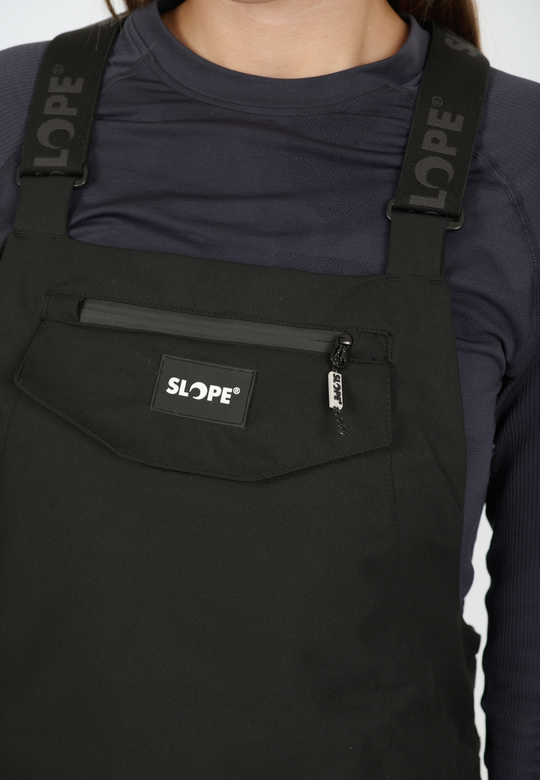 SLOPE Kenwood W Bib Pants W-PRO 15000 BLACK – Bild 9
