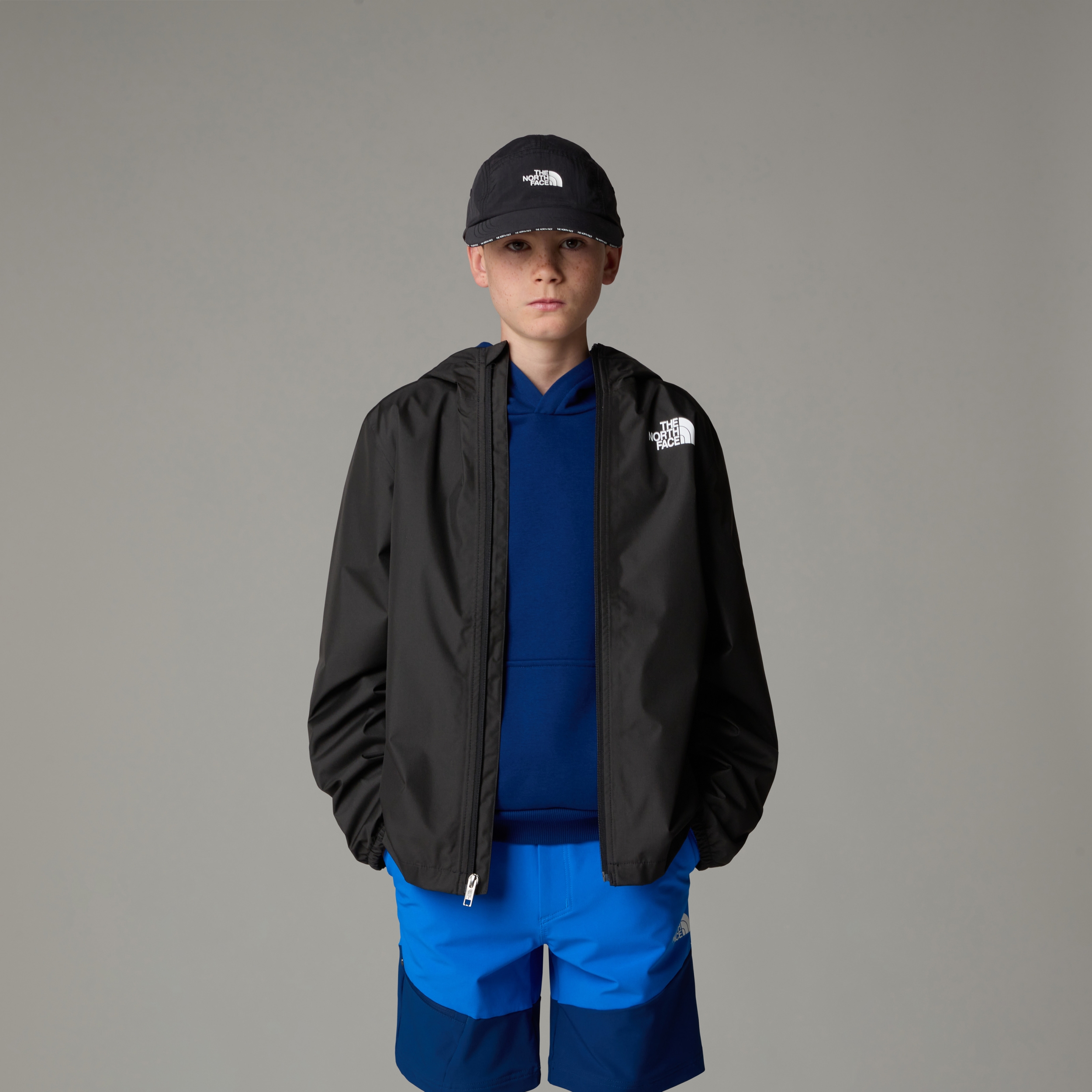 THE NORTH FACE TEEN ZIPLINE RAIN JACKET TNF BLACK – Bild 4