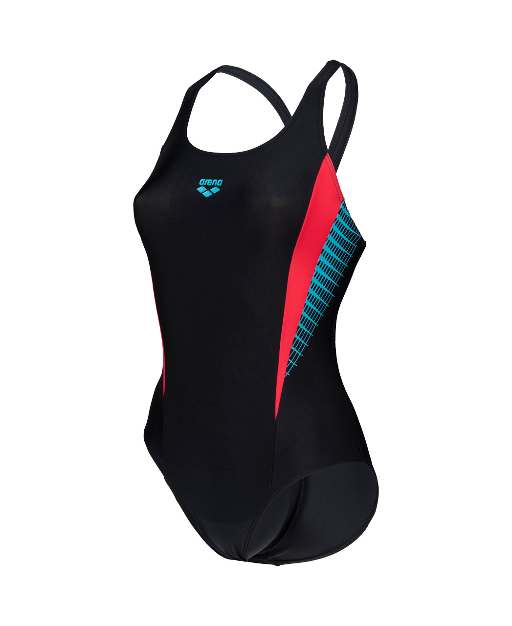 ARENA W THREEFOLD V BACK ONE PIECE R BLACK-BLACK-ANGURIA