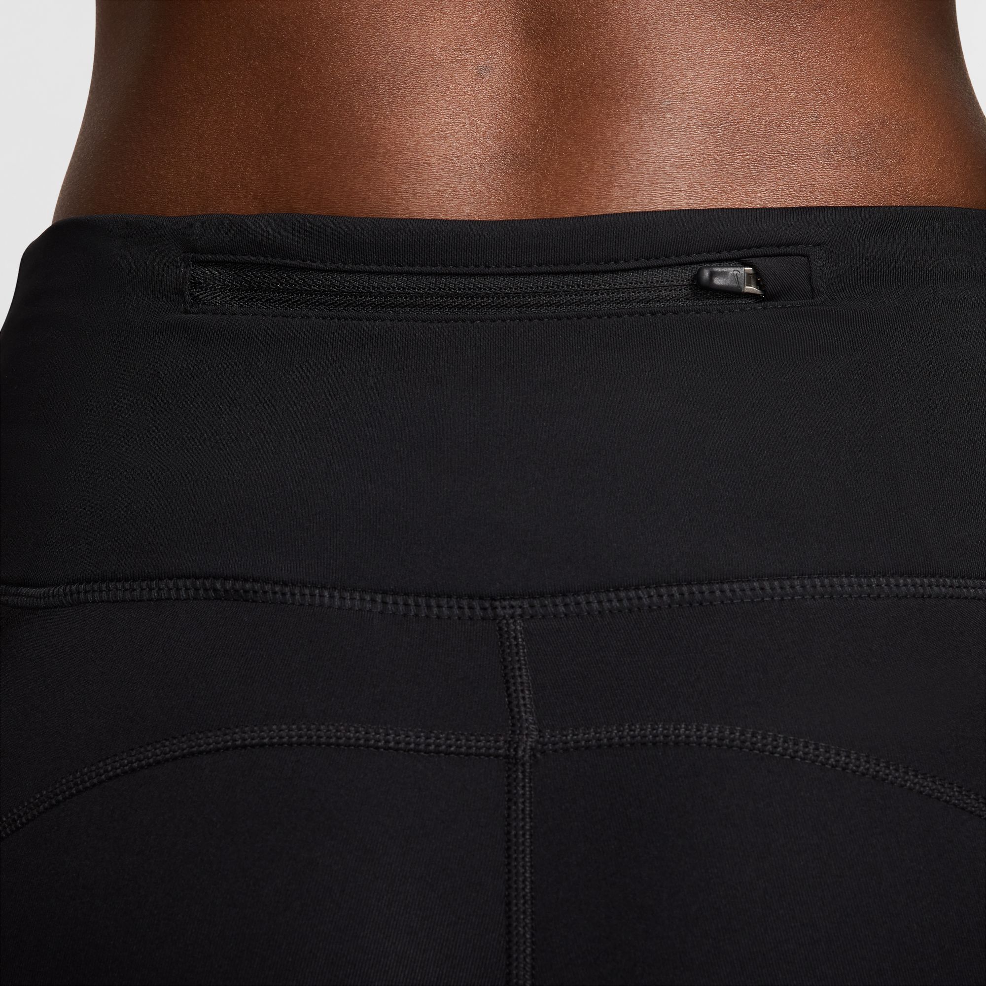 NIKE W NK DF FAST MR 7/8 TIGHT SW BLACK/WHITE – Bild 5