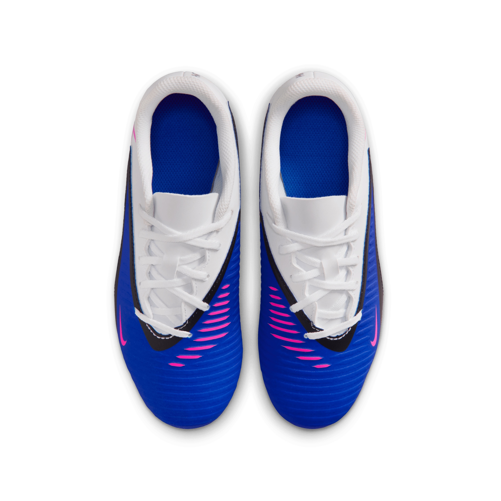 NIKE JR PHANTOM 6 LOW CLUB FG/MG RACER BLUE/PINK BLAST-WHITE – Bild 4
