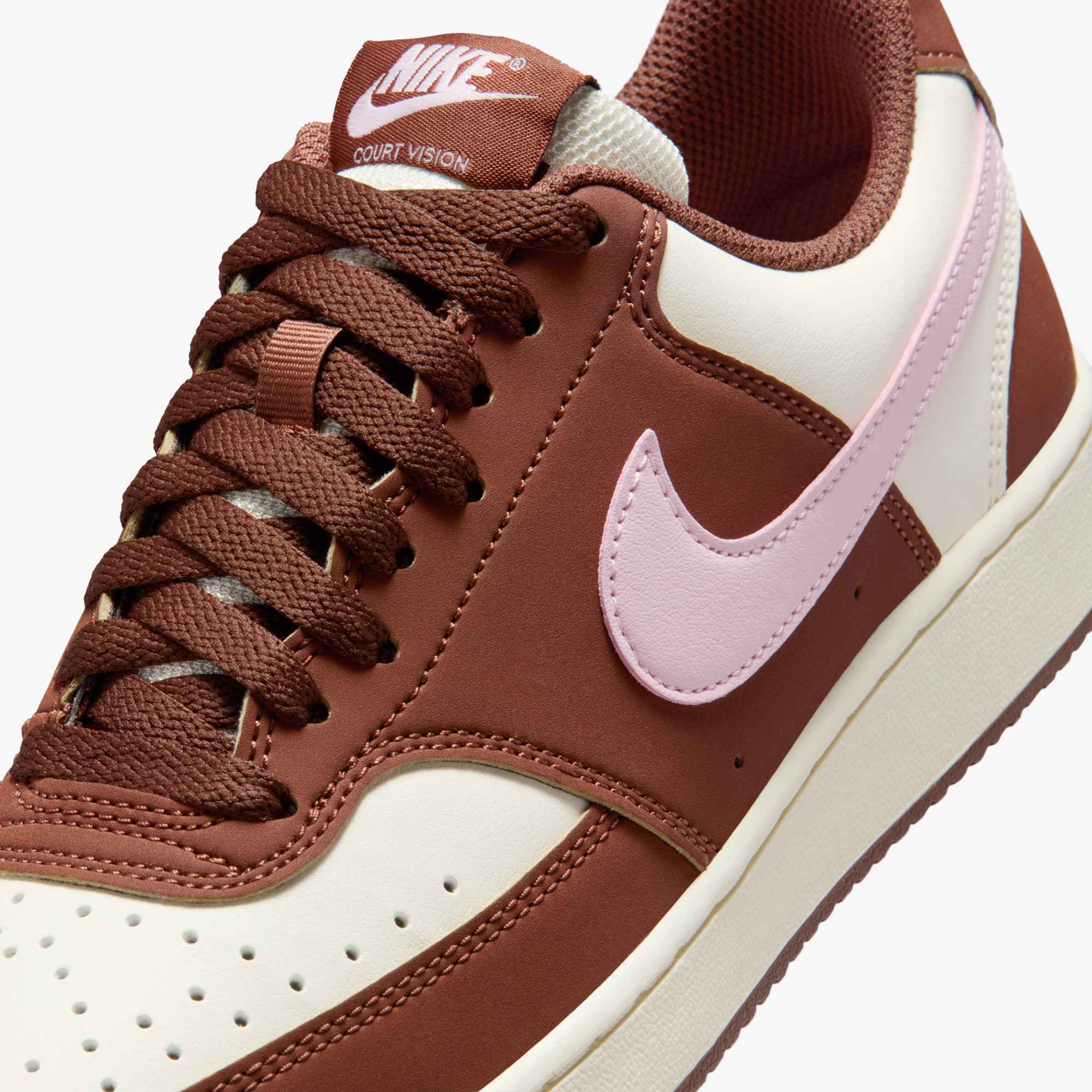 NIKE W NIKE COURT VISION LO P NBK SOFT PEARL/PINK FOAM-FAUNA BRO – Bild 2