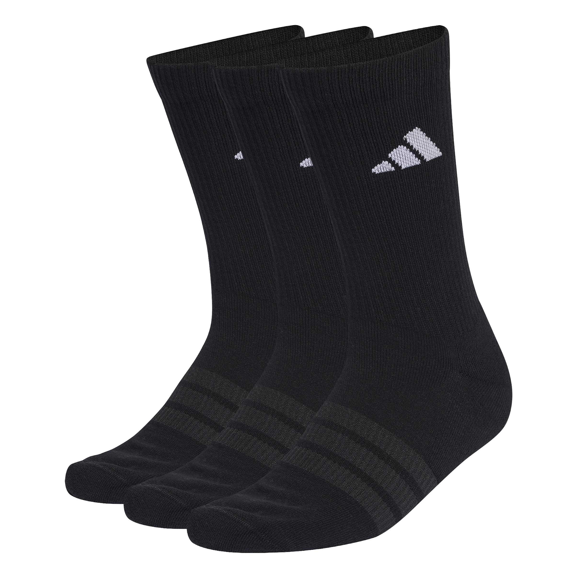 ADIDAS C ESS CRW 3P BLACK/BLACK/WHITE