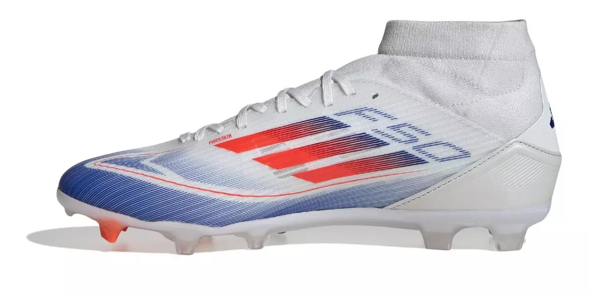 ADIDAS F50 LEAGUE MID FG/MG FTWWHT/LUCBLU/SOLRED – Bild 2