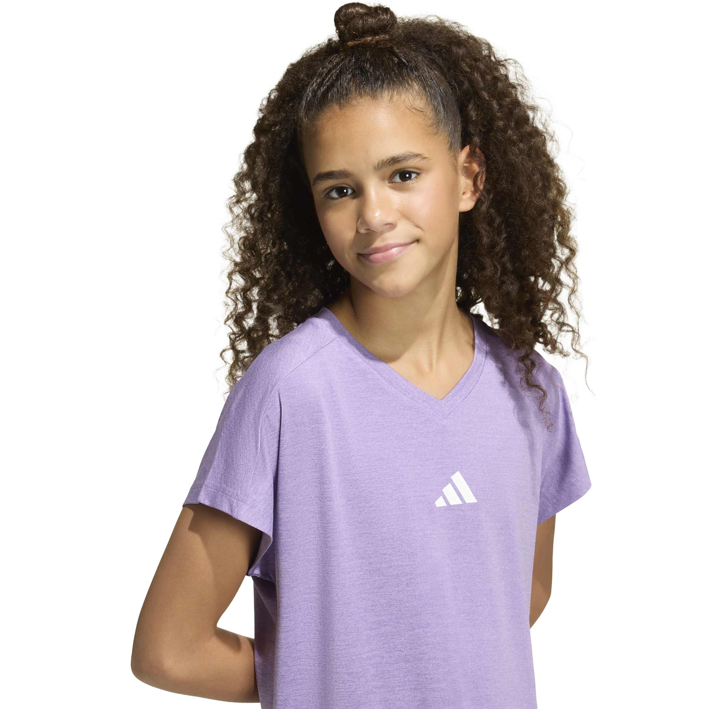 ADIDAS JG GTPZ V TEE ACTPUR/ICELAV/WHITE – Bild 4