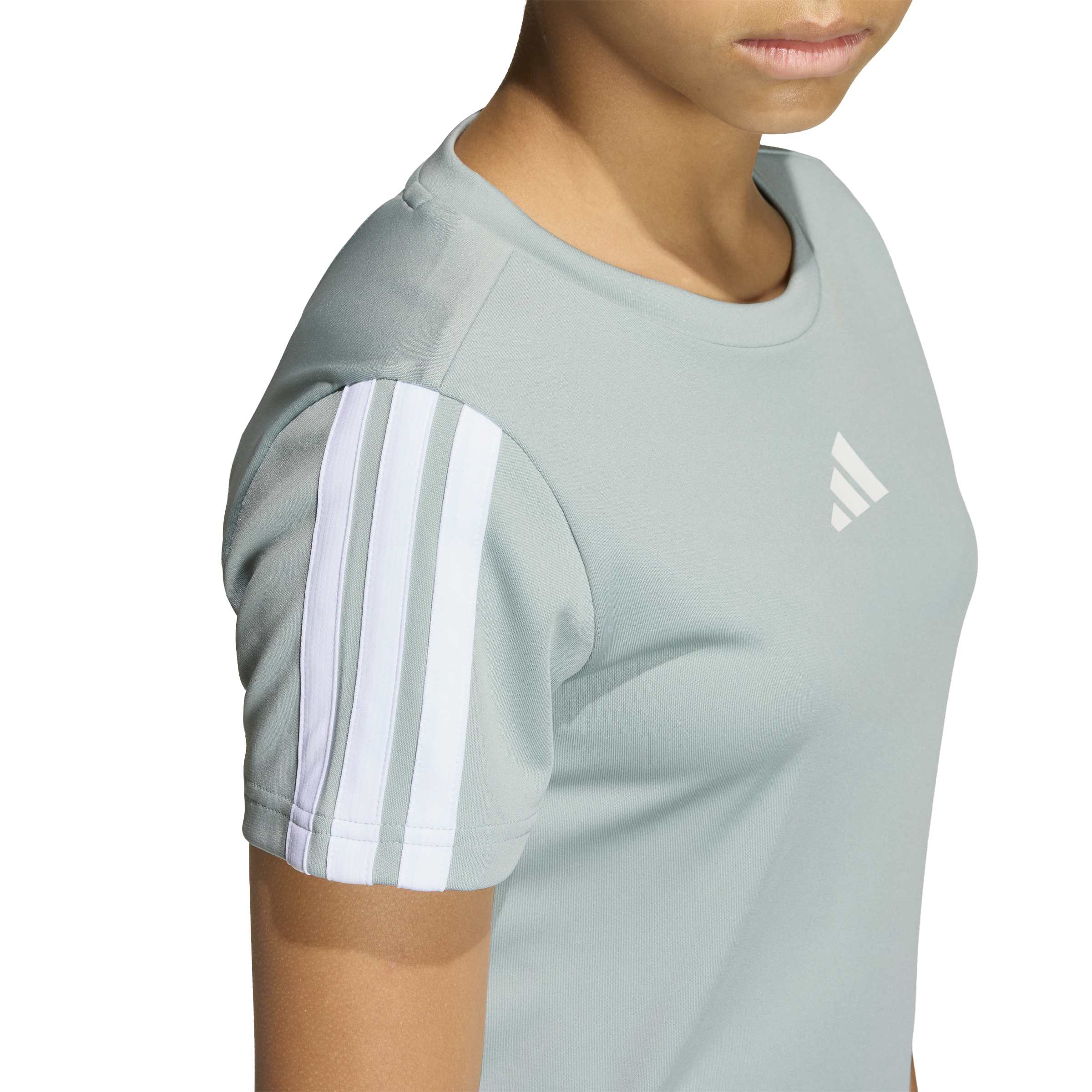 ADIDAS JG TR-ES 3S TEE WOSA/WHITE – Bild 6