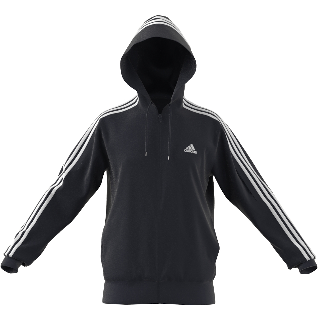 ADIDAS M 3S FT FZ HD LEGINK/WHITE – Bild 8