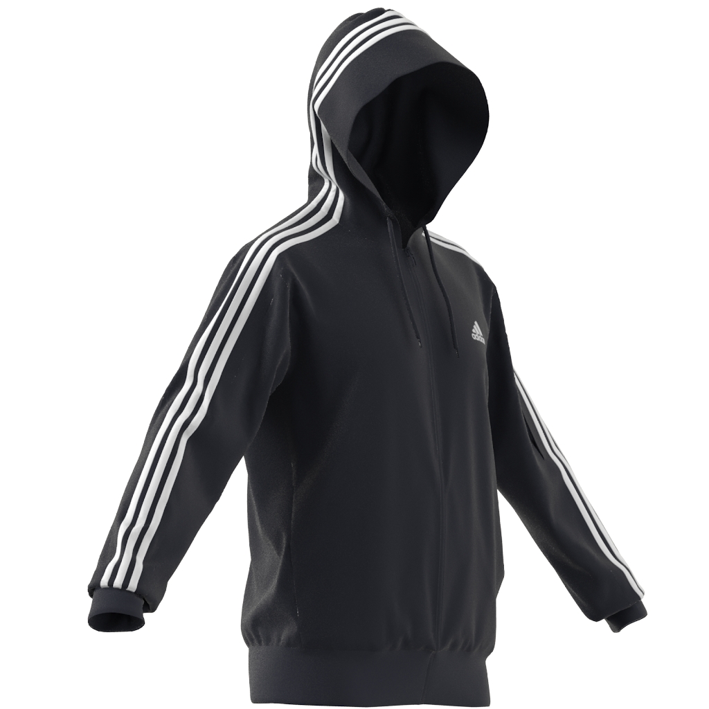 ADIDAS M 3S FT FZ HD LEGINK/WHITE – Bild 9