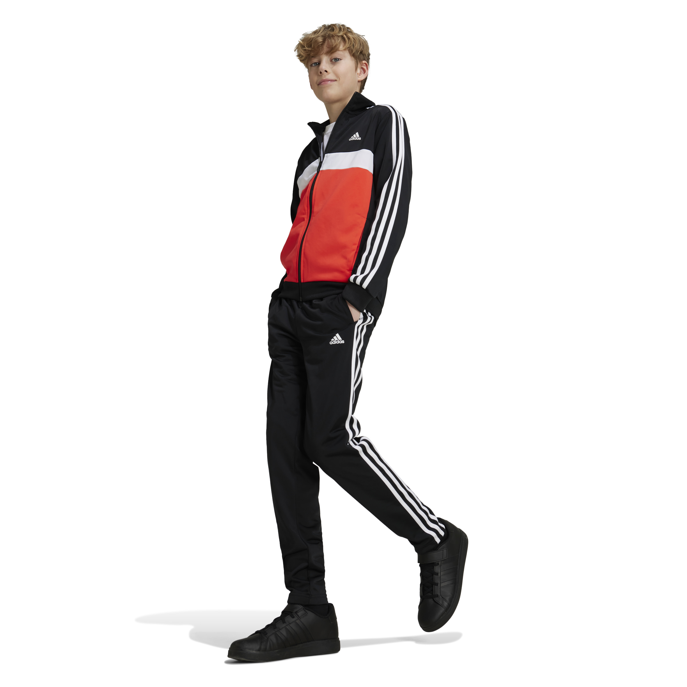 ADIDAS U 3S TIBERIO TS BLACK/BRIRED/WHITE – Bild 4