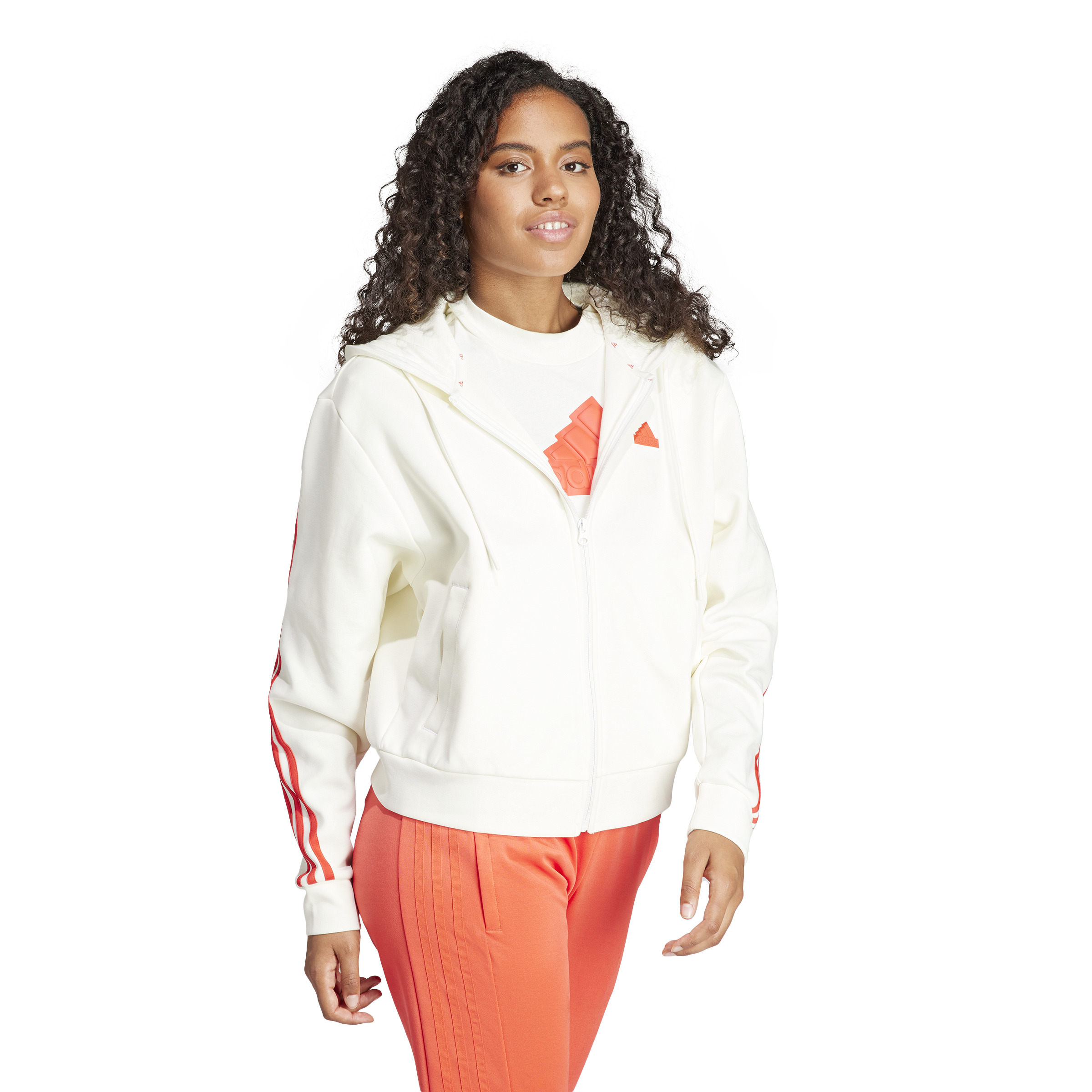 ADIDAS W FI 3S FZ HD OWHITE/BRIRED – Bild 6