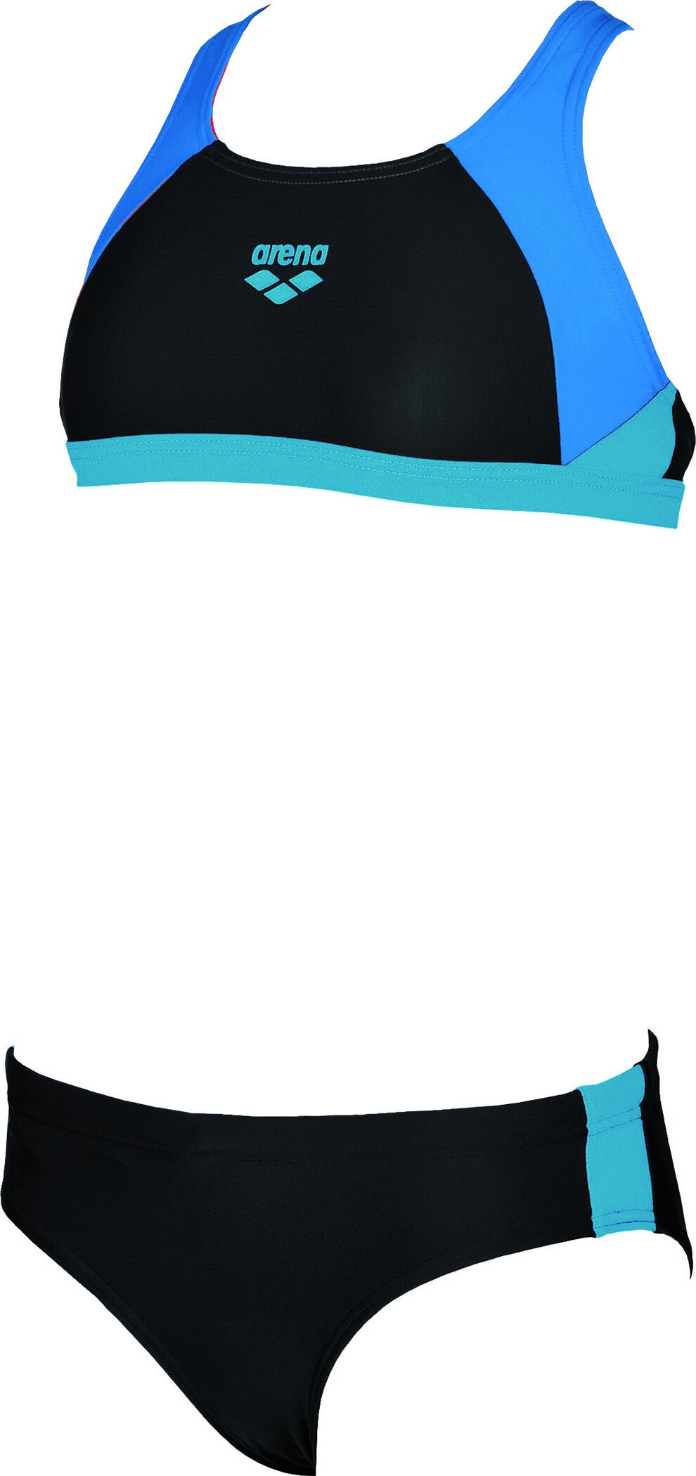 ARENA G REN TWO PIECES BLACK-PIX BLUE-TURQU – Bild 3