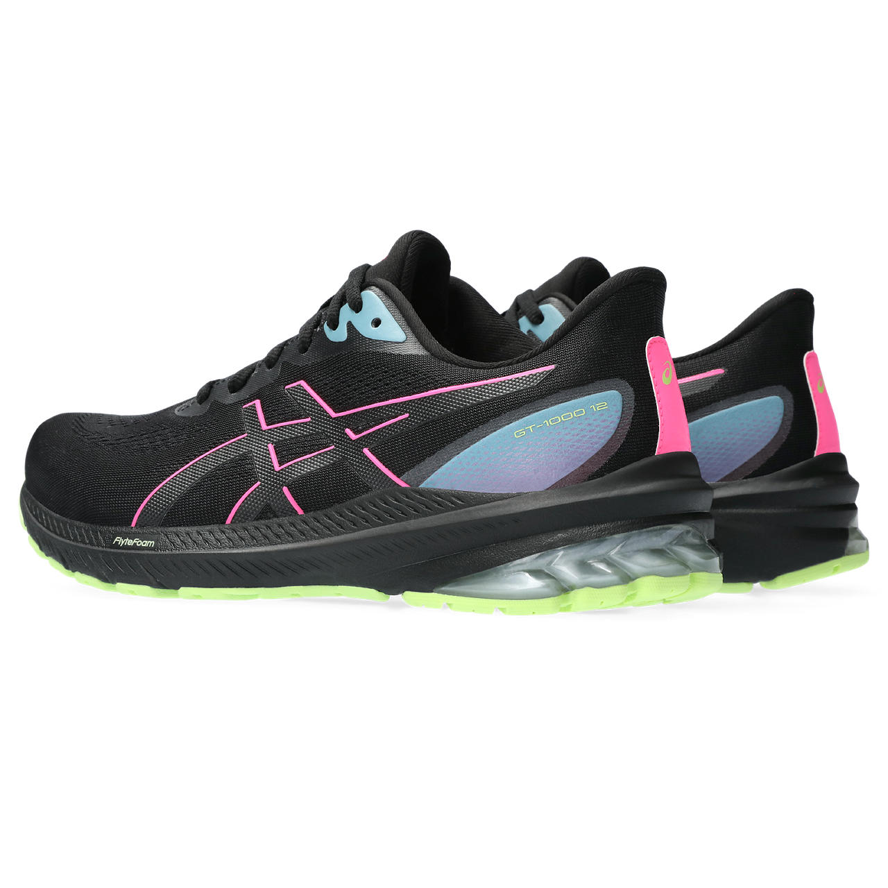 Asics GT-1000 12 GTX BLACK/HOT PINK – Bild 4
