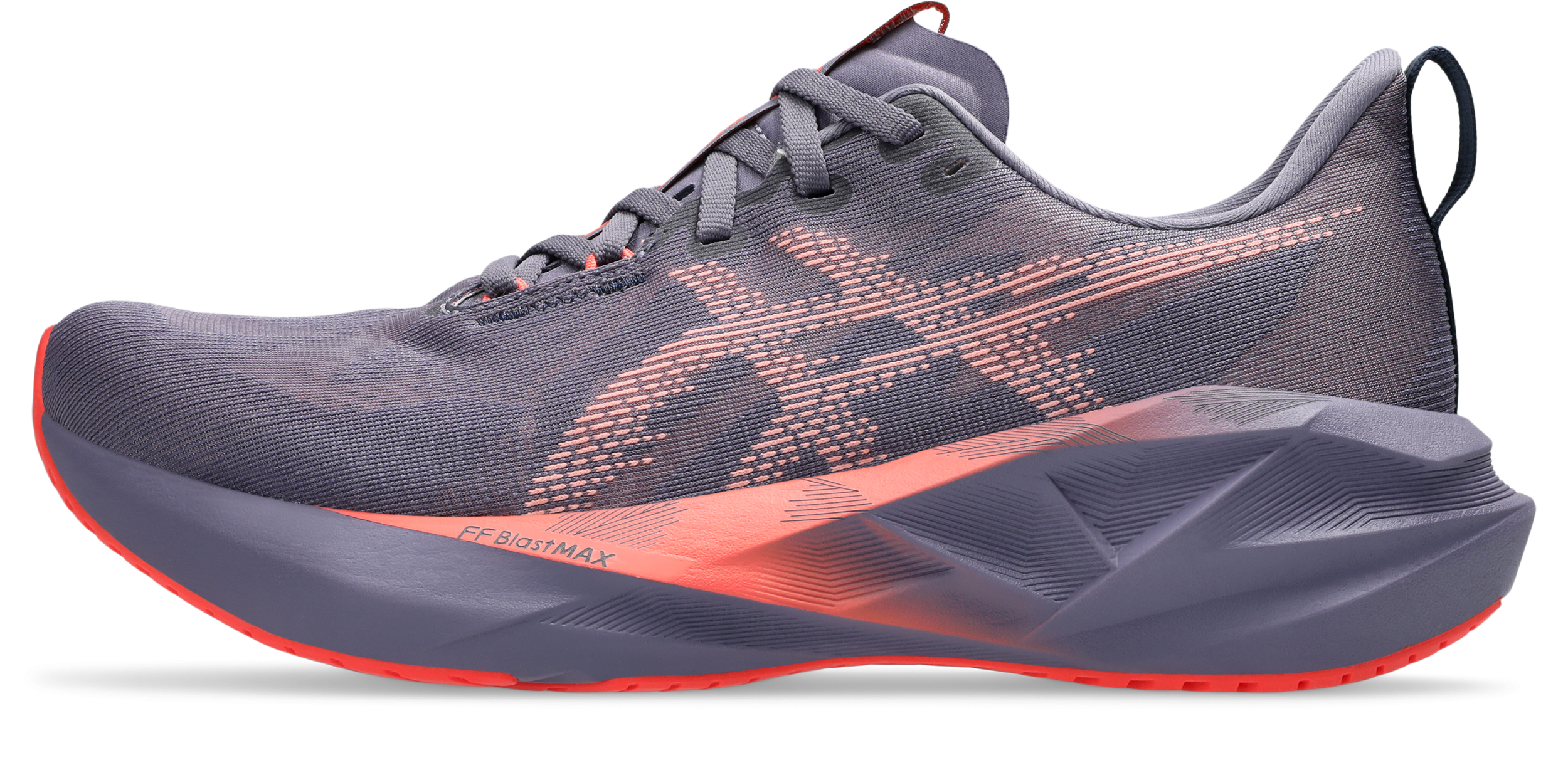 Asics NOVABLAST 5 GREYISH PURPLE/CORAL REEF – Bild 3