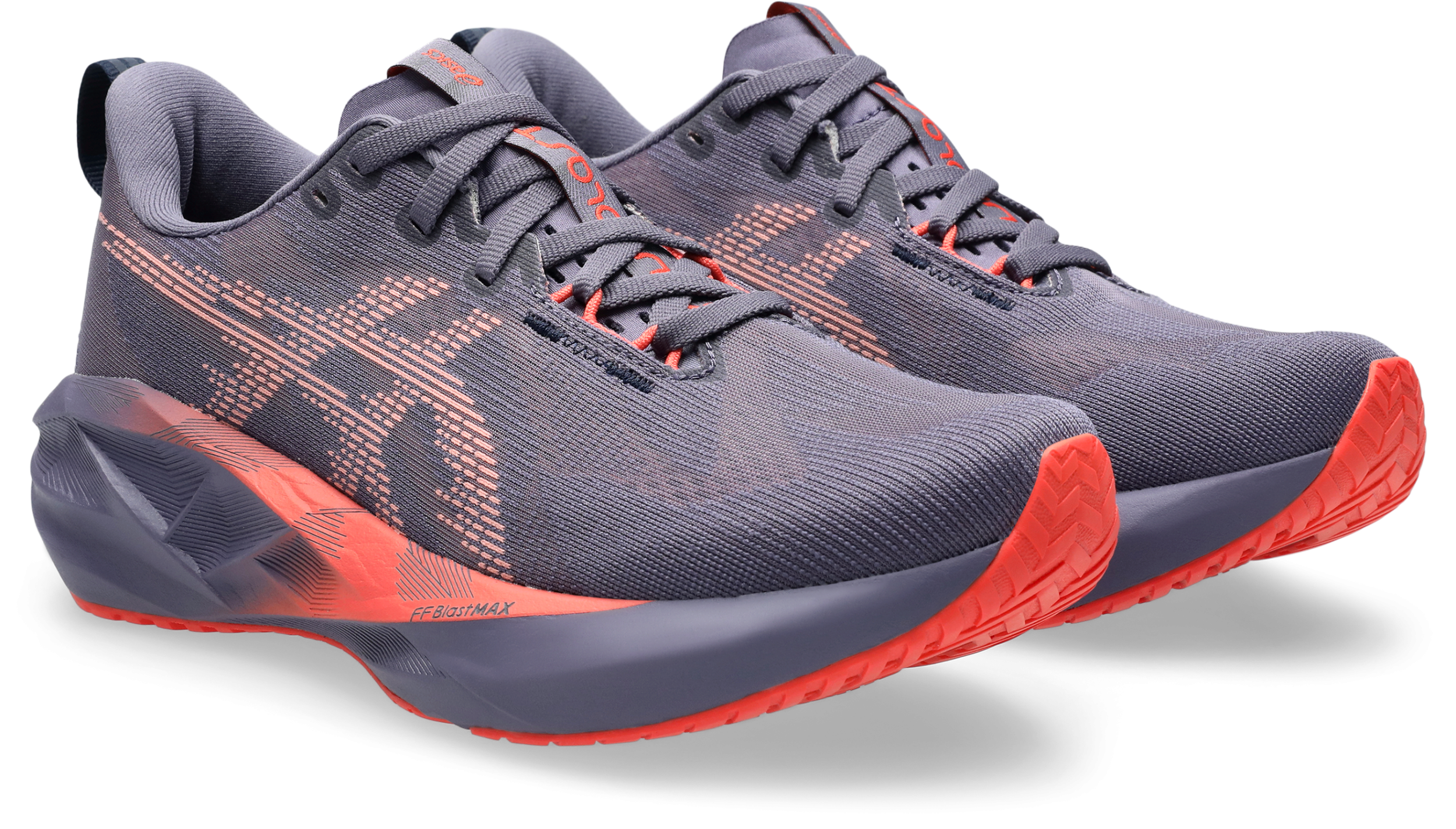 Asics NOVABLAST 5 GREYISH PURPLE/CORAL REEF – Bild 5