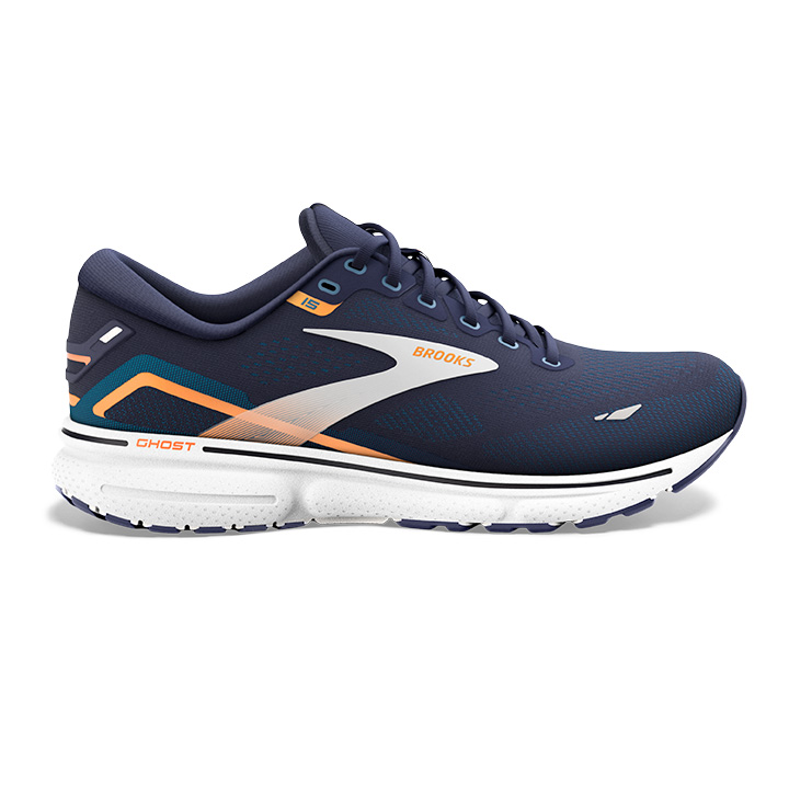 BROOKS Ghost 15 PEACOAT/BLUE/ORANGE POP