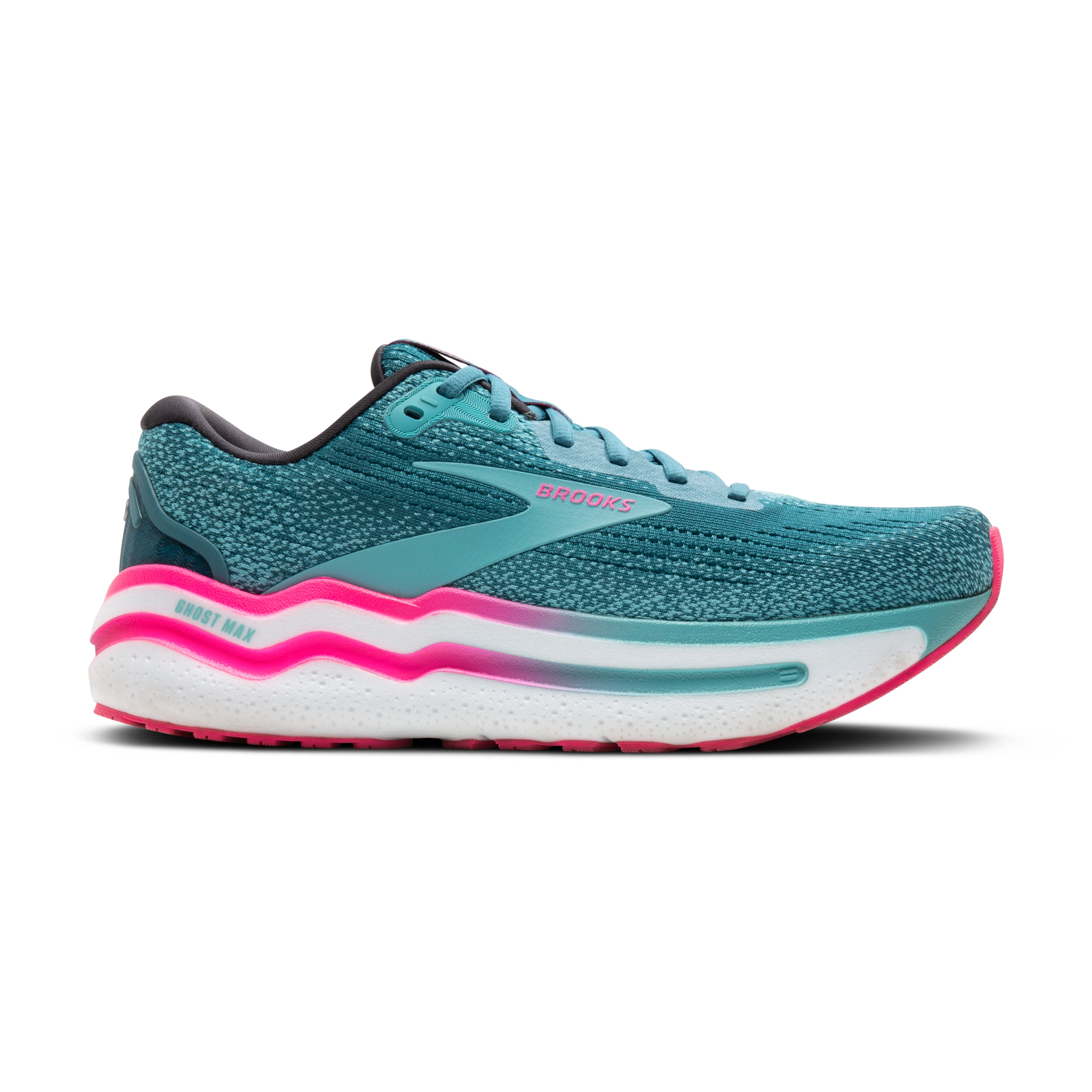 BROOKS Ghost Max 2 STORM BLUE/KNOCKOUT PINK/AQUA