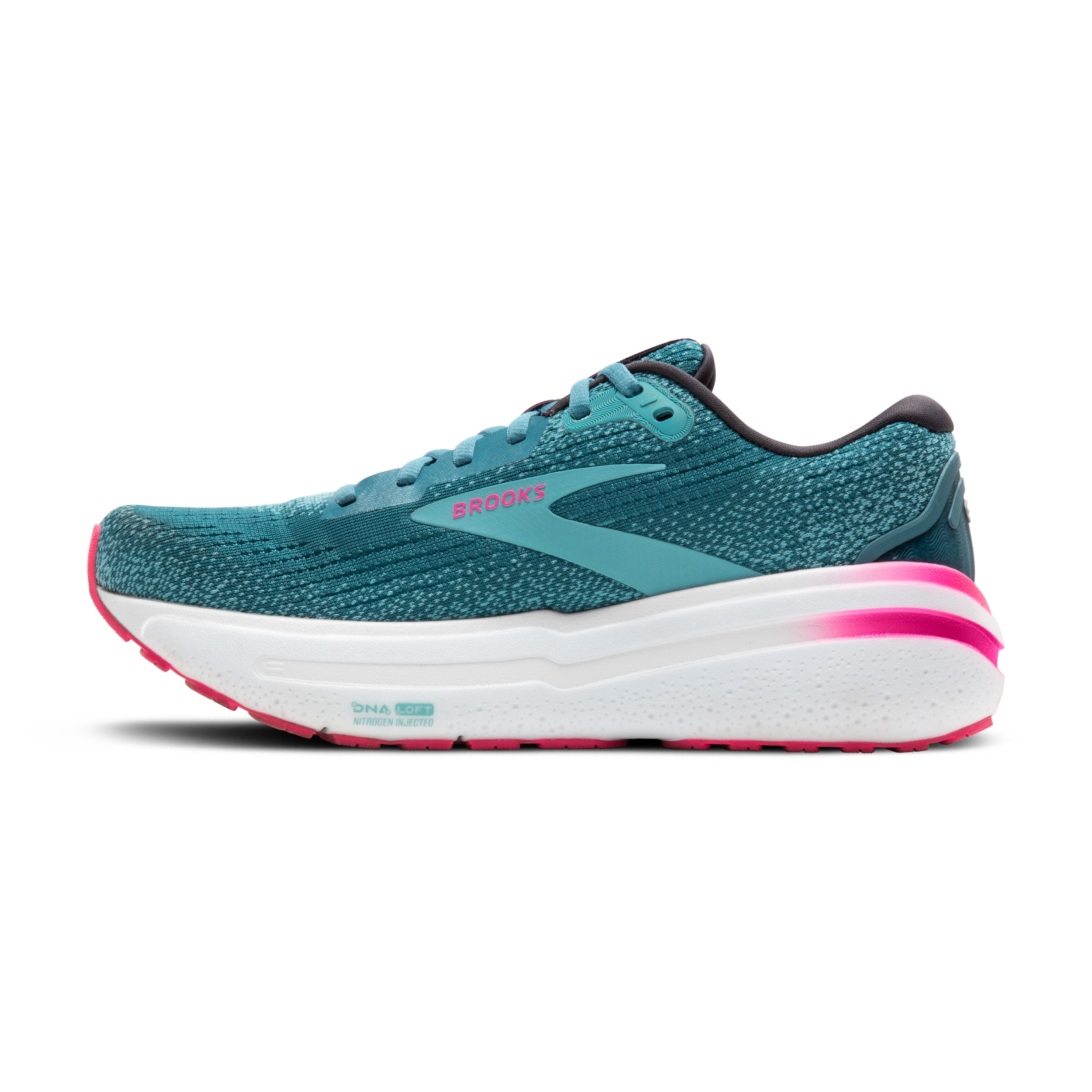 BROOKS Ghost Max 2 STORM BLUE/KNOCKOUT PINK/AQUA – Bild 2