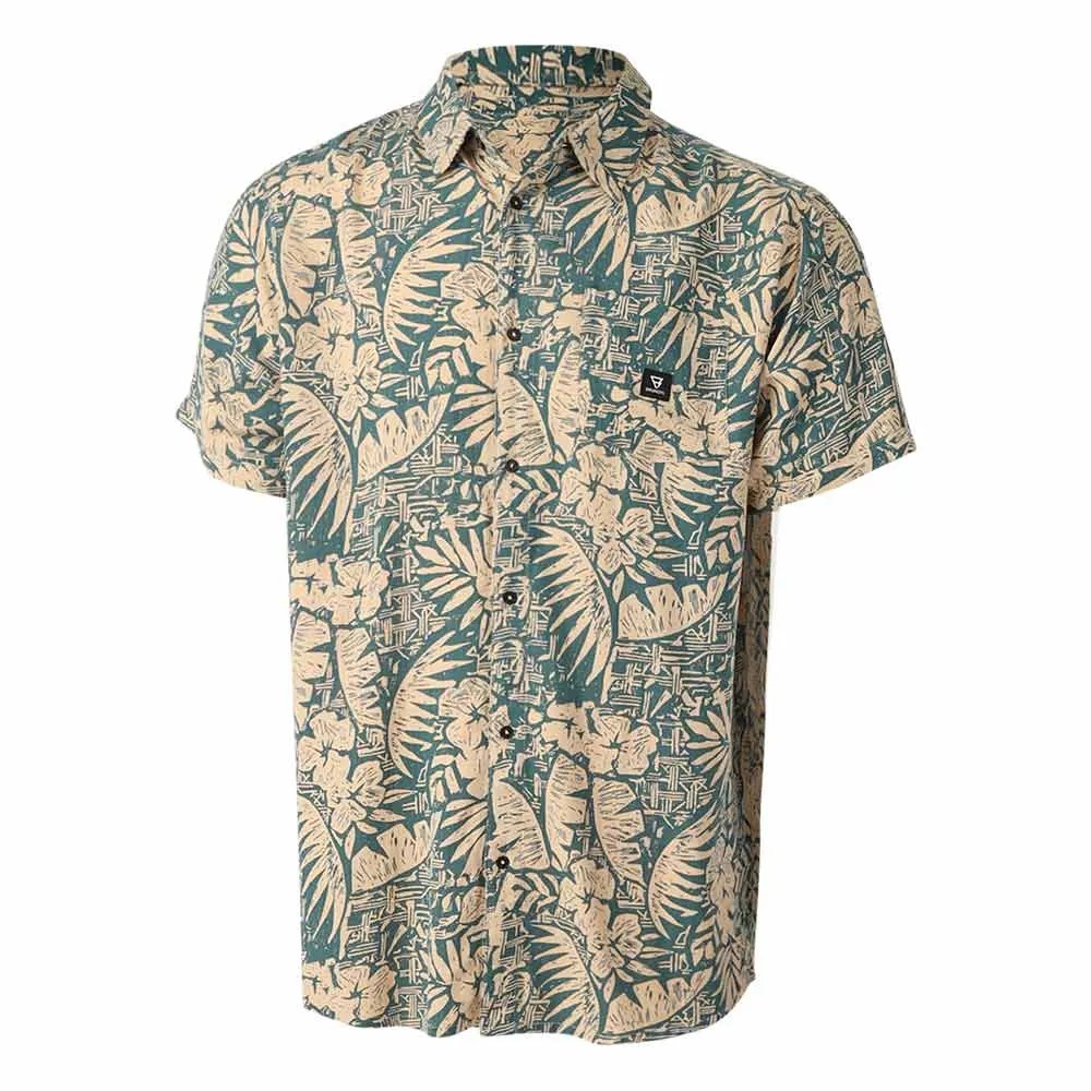BRUNOTTI Surfrider Men Shirt VINTAGE HAWAI GREEN