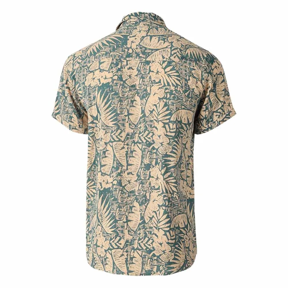 BRUNOTTI Surfrider Men Shirt VINTAGE HAWAI GREEN – Bild 2