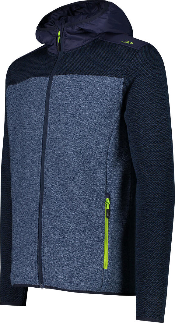 CMP MAN JACKET FIX HOOD B.BLUE-DUSTY BLUE – Bild 2