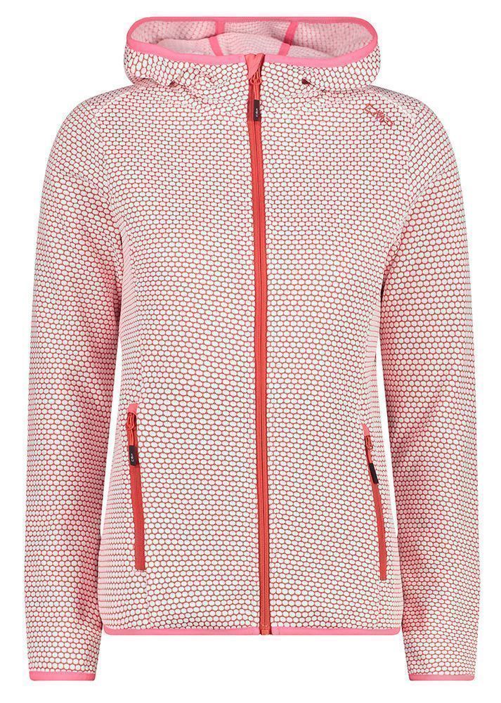 CMP WOMAN JACKET FIX HOOD CORALLO