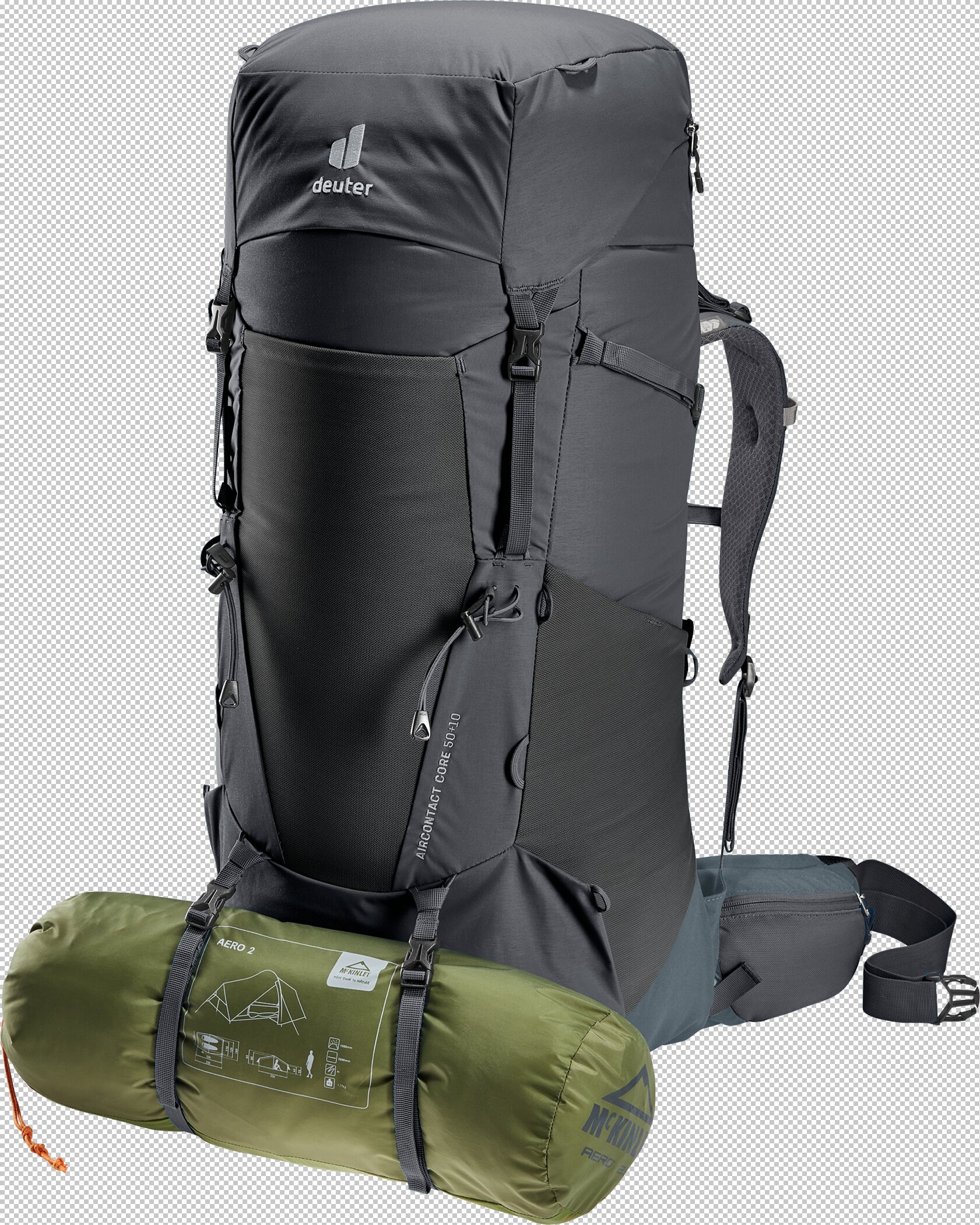 DEUTER Aircontact Core 50+10 GRAPHITE-SHALE – Bild 9