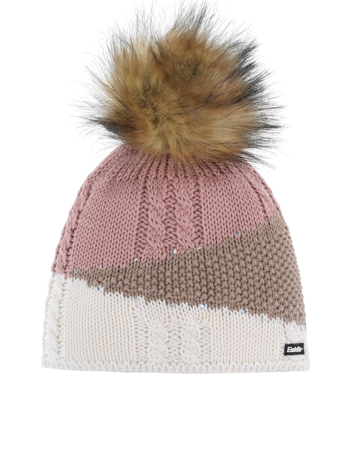 EISBÄR Eden Lux Crystal MÜ WHITE-TAUPE-PINK CLAY/REAL
