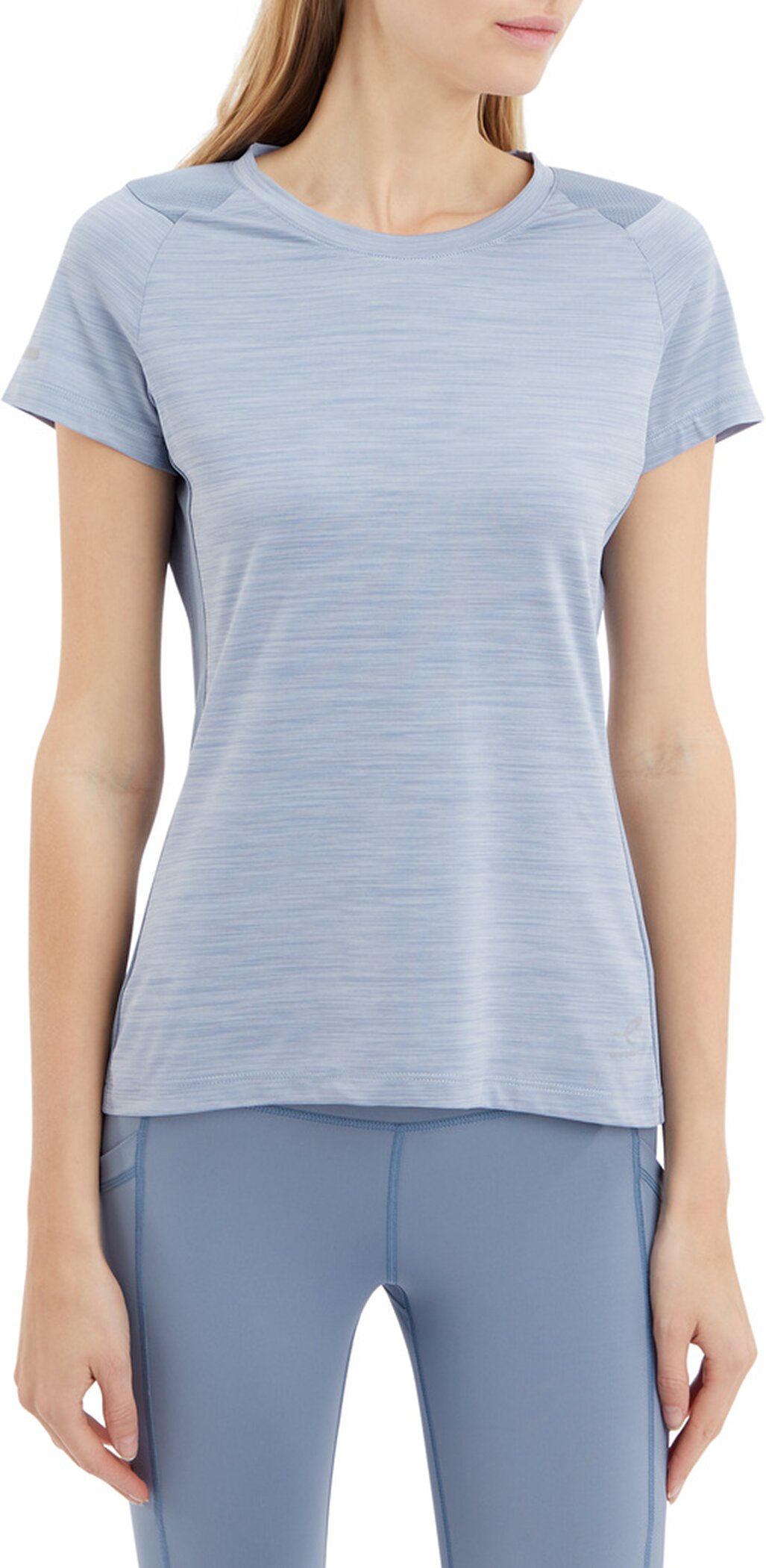 ENERGETICS Da.-T-Shirt Evii SS W MELANGE/BLUE – Bild 2