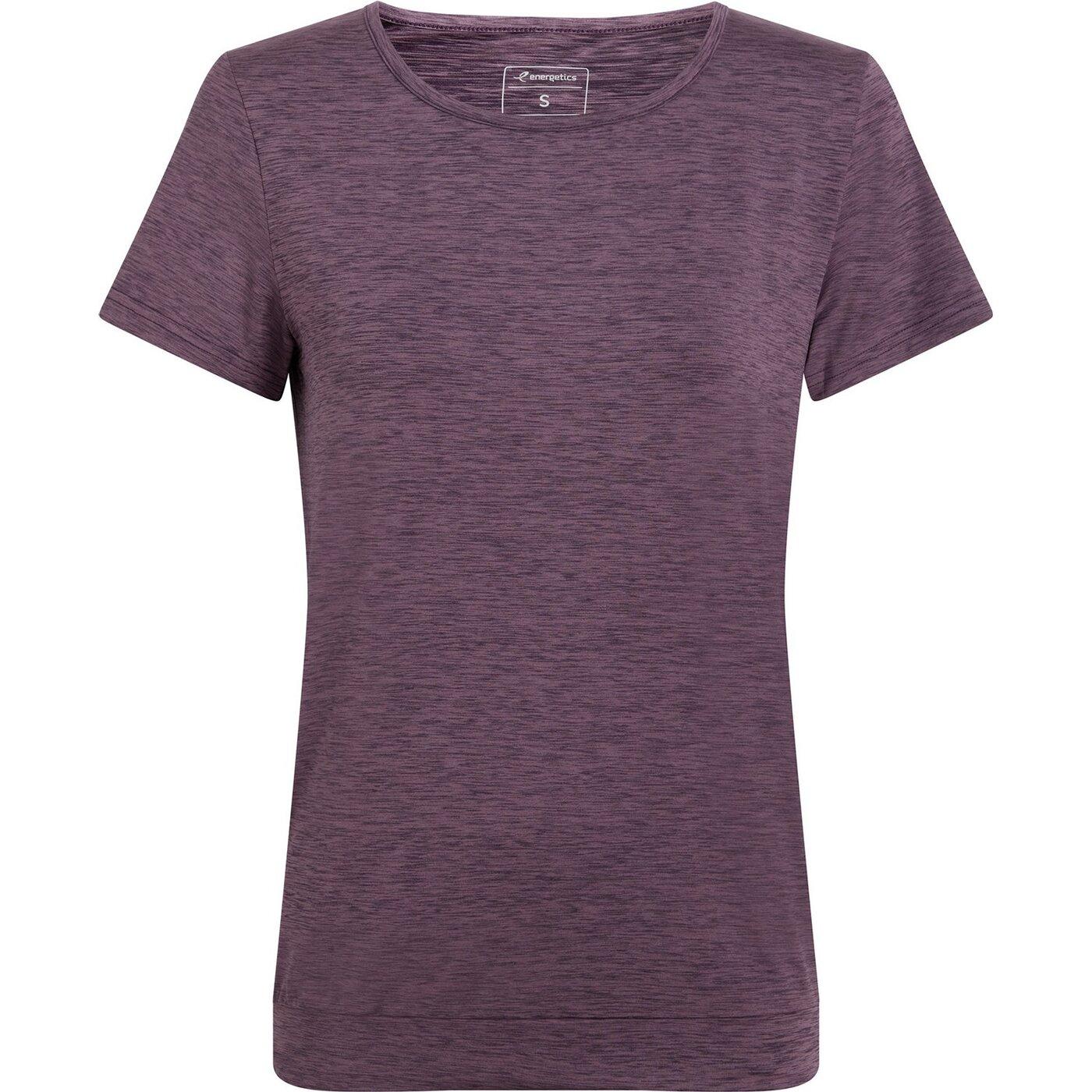 ENERGETICS Da.-T-Shirt Jewel SS W MELANGE/VIOLET DARK/